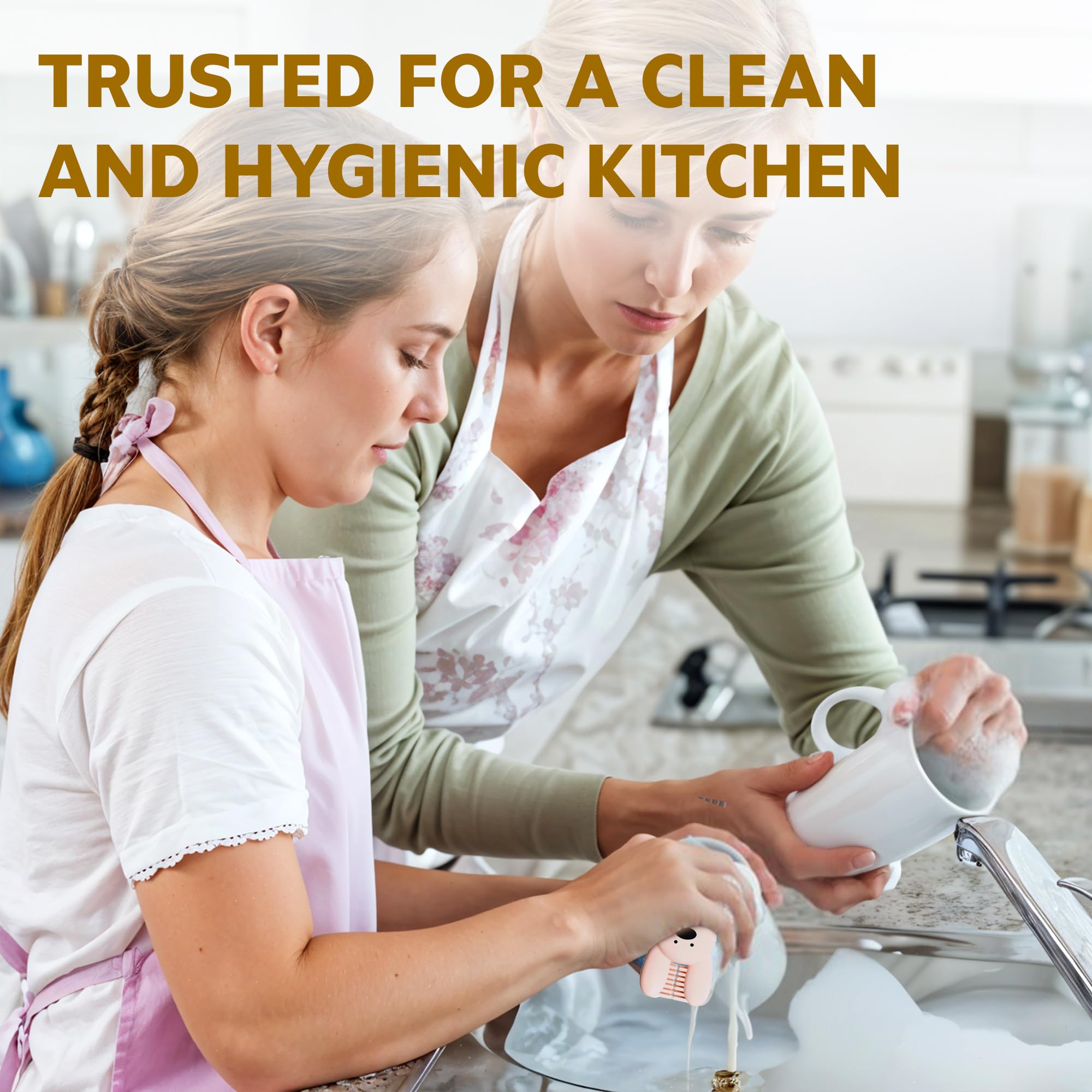 Cup Lid Cleaning Brush, 3 in 1 Cup Cleaner Brush New Multifunctional Lid Cleaner Lid Brush Cleaning Tool Multipurpose