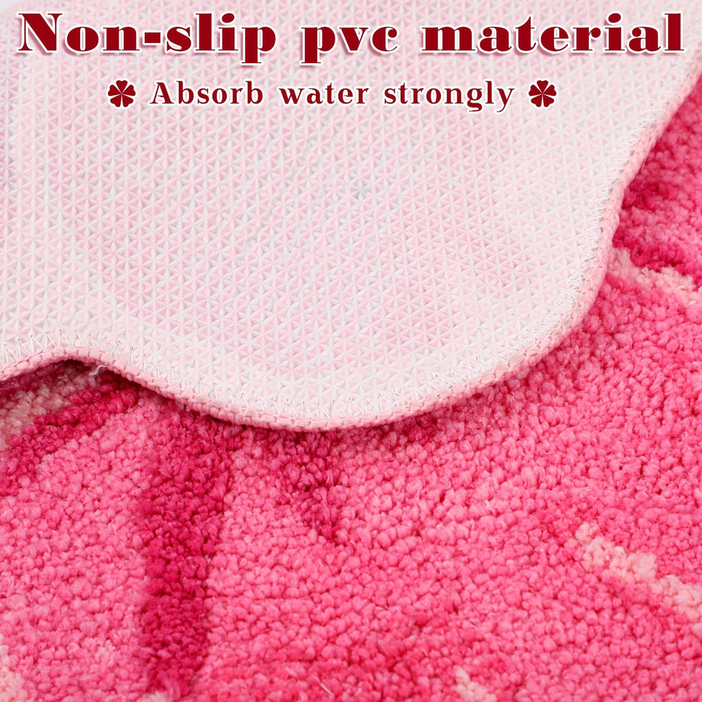 Flower Shower Mat Summer Bathroom Rug Flower Shape Shower Mat Door Cute Bath Summer Bathroom Decoratio Non Slip Washable Bath Rug