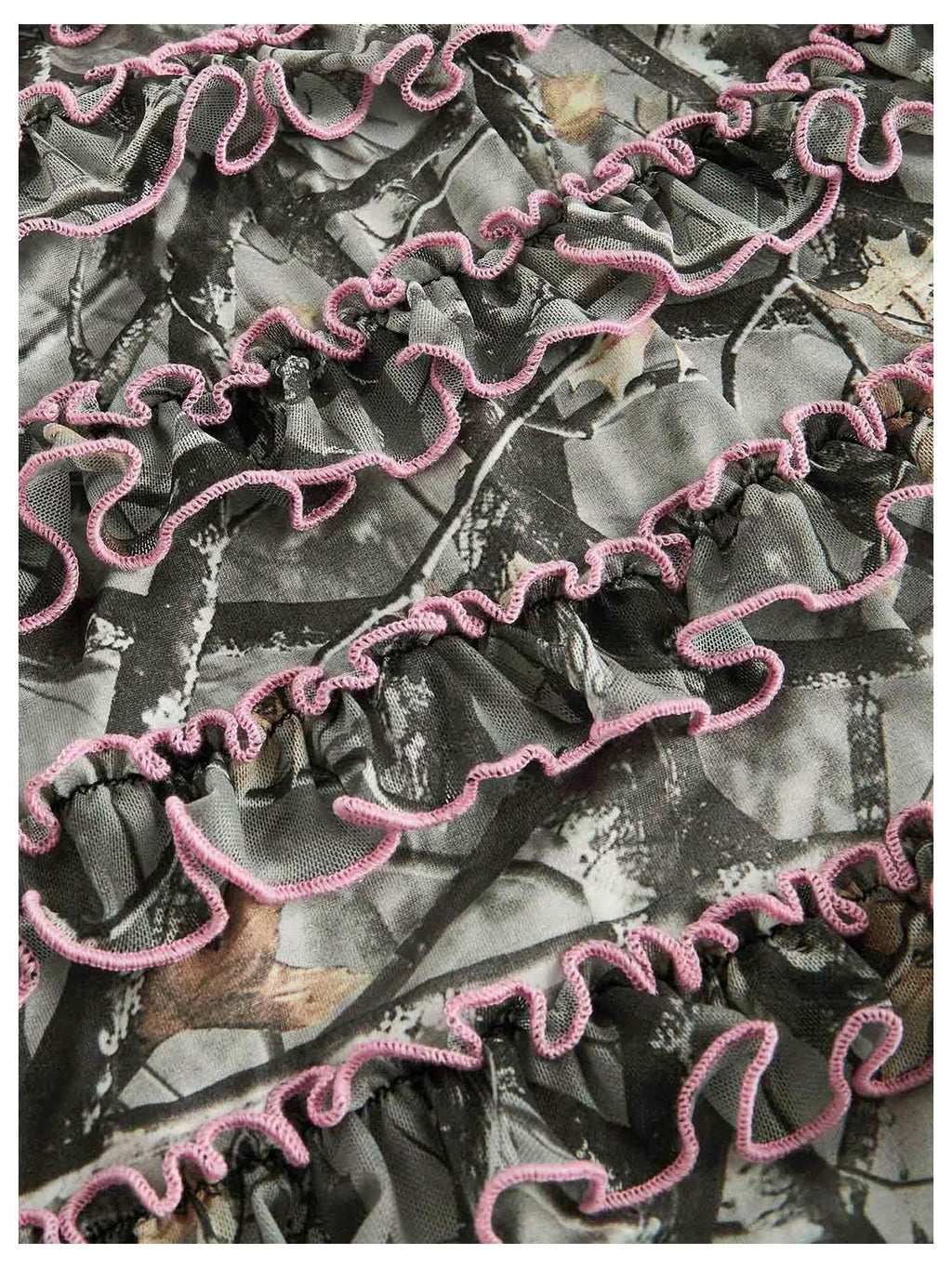 Women's Strapless Tube Jumpsuit with Ruffles, Punk, Gothic Style