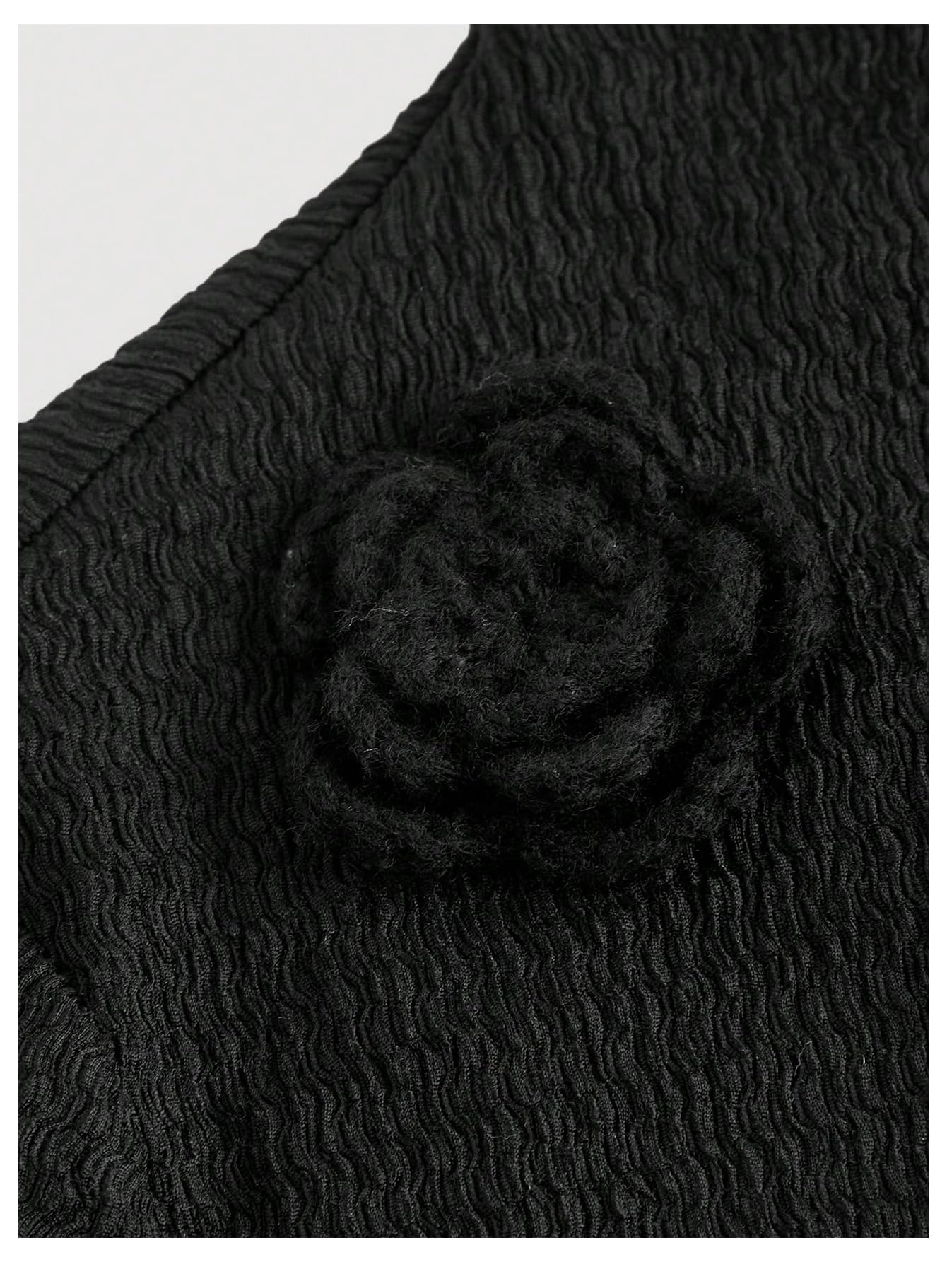 Women's 3D Floral Bell Sleeve Mock Neck Midi Dress Ruffle Hem Bodycon Wedding Guest Dresses