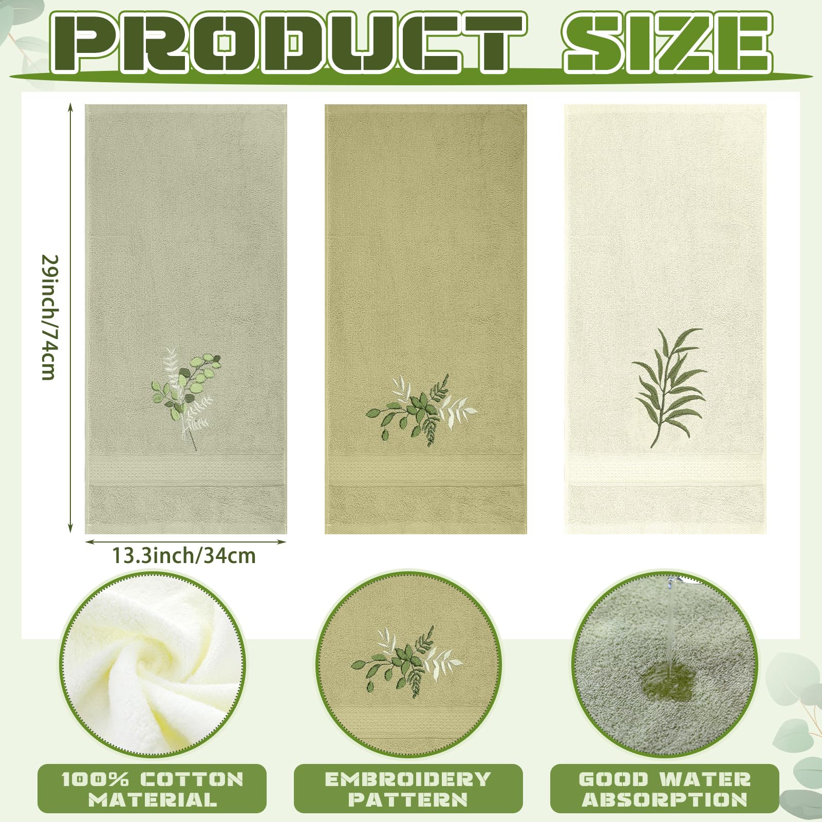 Rose Floral Hand Towels Farmhouse Pink Rose Bathroom Decor 14x29 Inch Embroidered Decorative Cute Summer Flowers Hand Towels Cotton Soft Absorbent Towels for Bathroom Kitchen