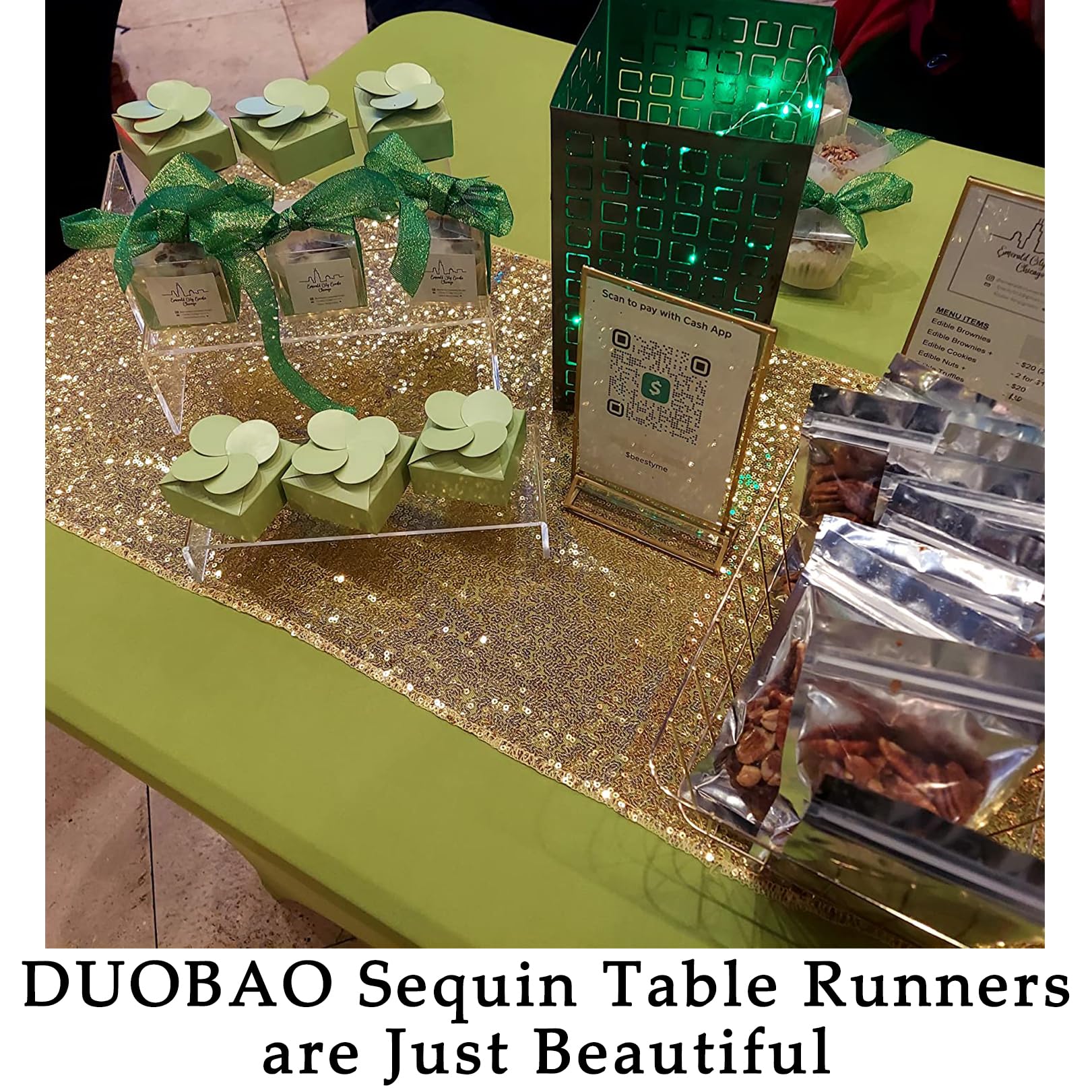Sequin Table Runner