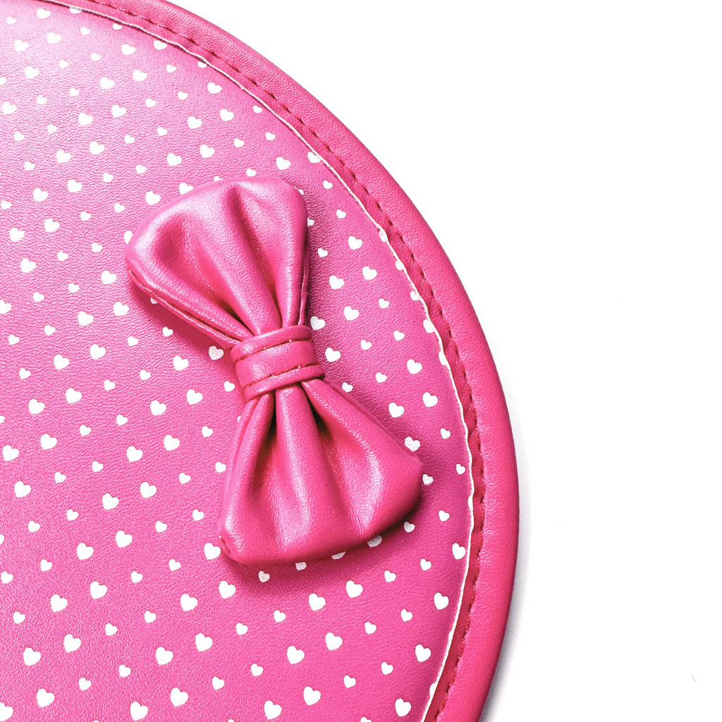 Hello Kitty Mouse Pad Wrist Protected Computer PU Leather Wrist Rest Mouse Pad Mat (Pink)