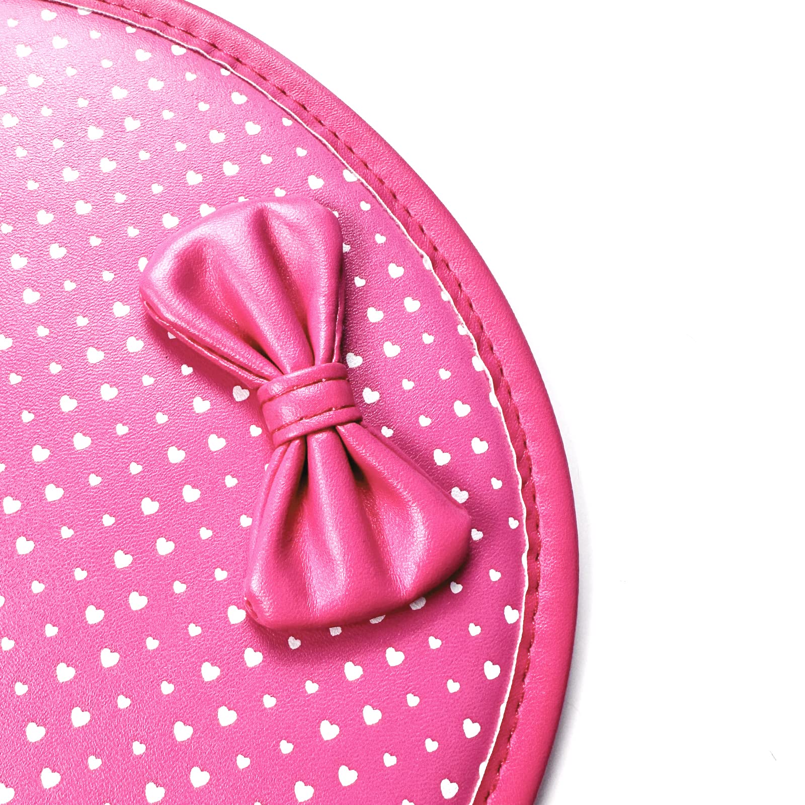 Hello Kitty Mouse Pad Wrist Protected Computer PU Leather Wrist Rest Mouse Pad Mat (Pink)