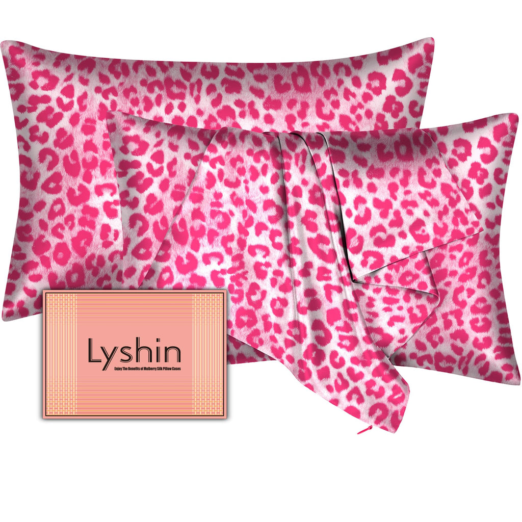 Silk Pillow Cases with Hidden Zipper, Ultra Smooth and Soft Breathable Cooling Silk Satin Pillowcase