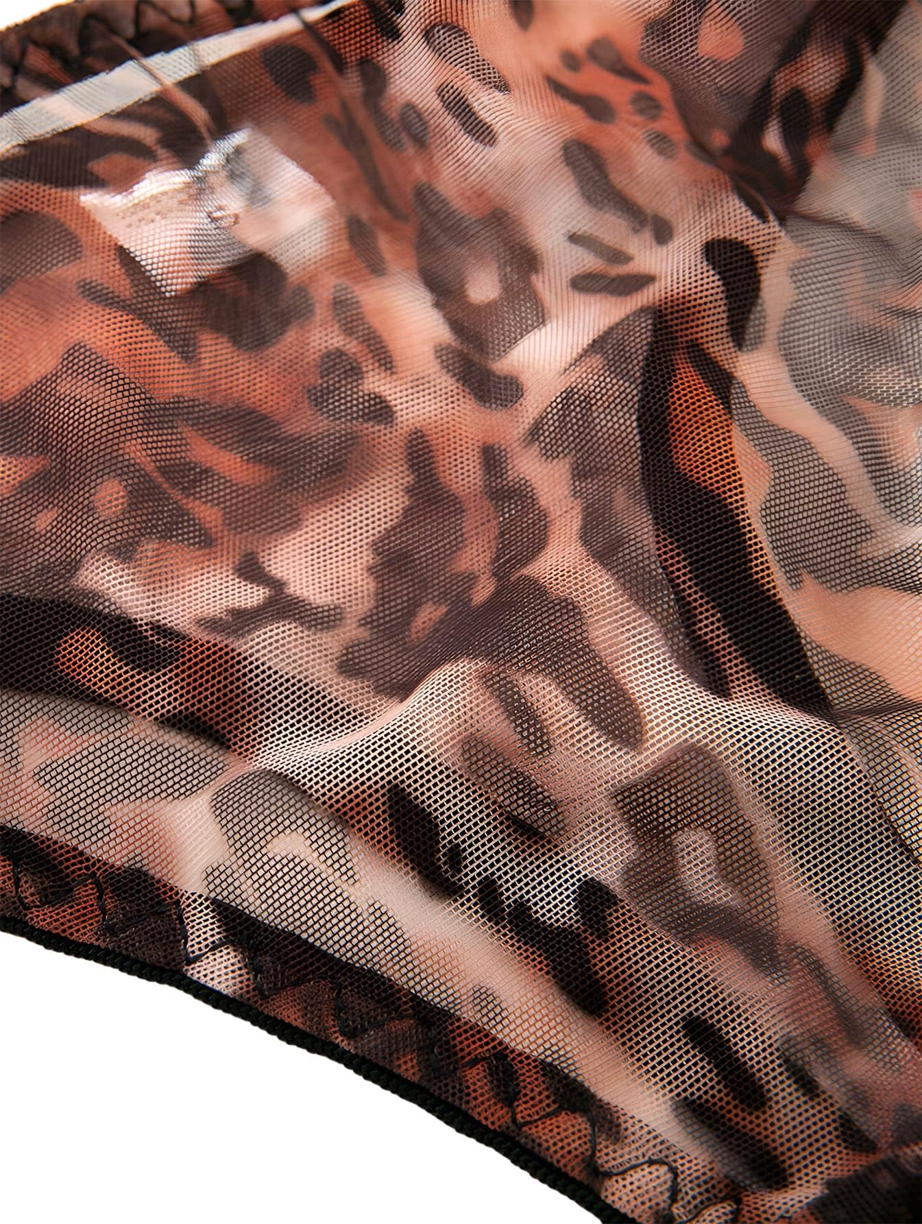 Sexy Mesh Sheer Push Up Lingerie Set