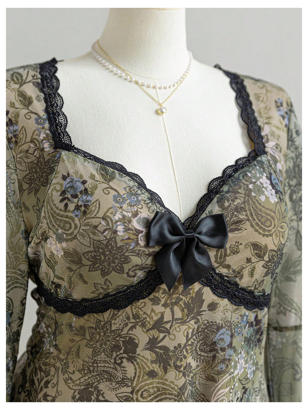 Women's Plus Size Lace Leopard Print Bell Sleeve Bow Front Dress Mini