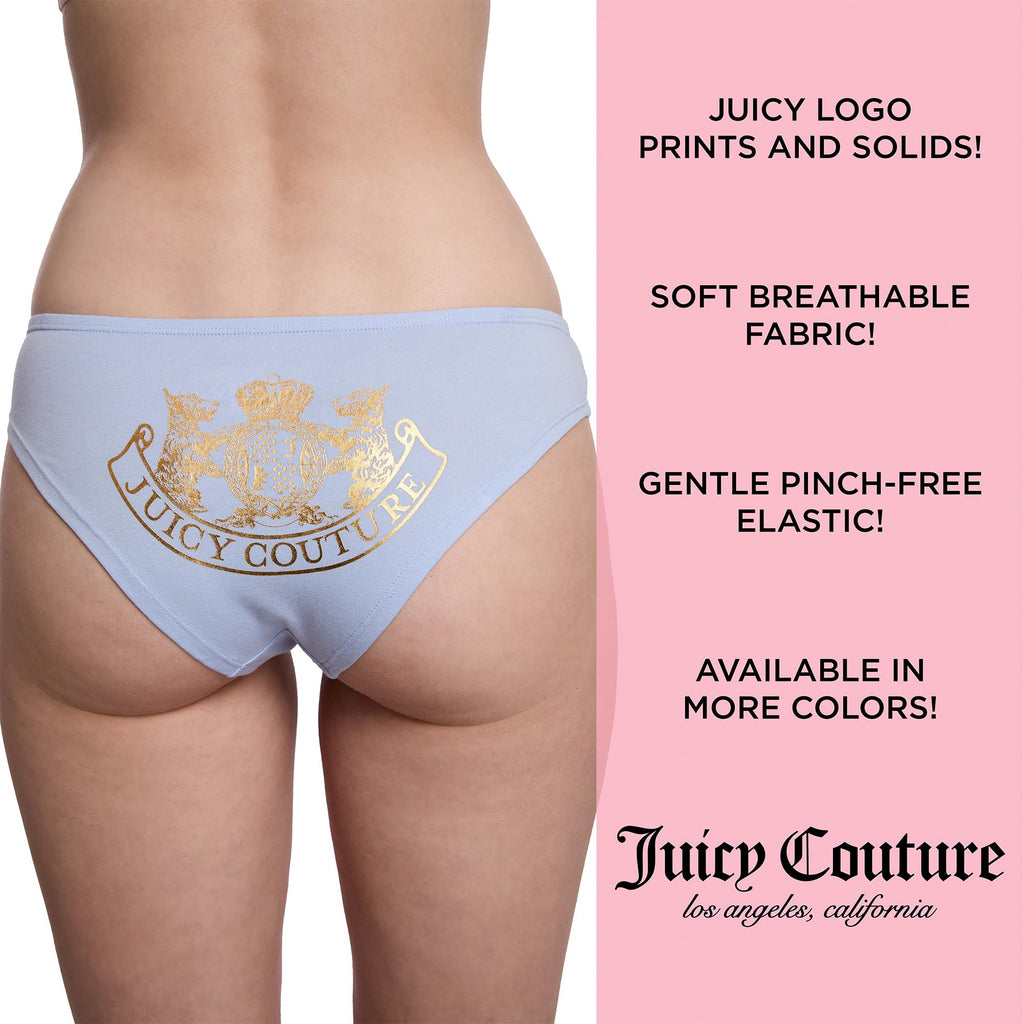 Juicy Couture Women's Cotton Underwear Set 5 Pack