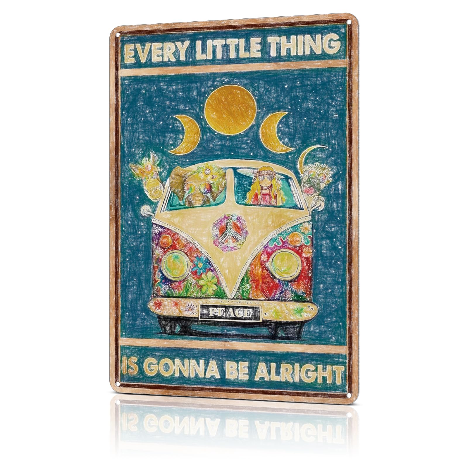 Room Decor Aesthetic A Few Daily Affirmations Motivational Wall Art, 8X12 Inches