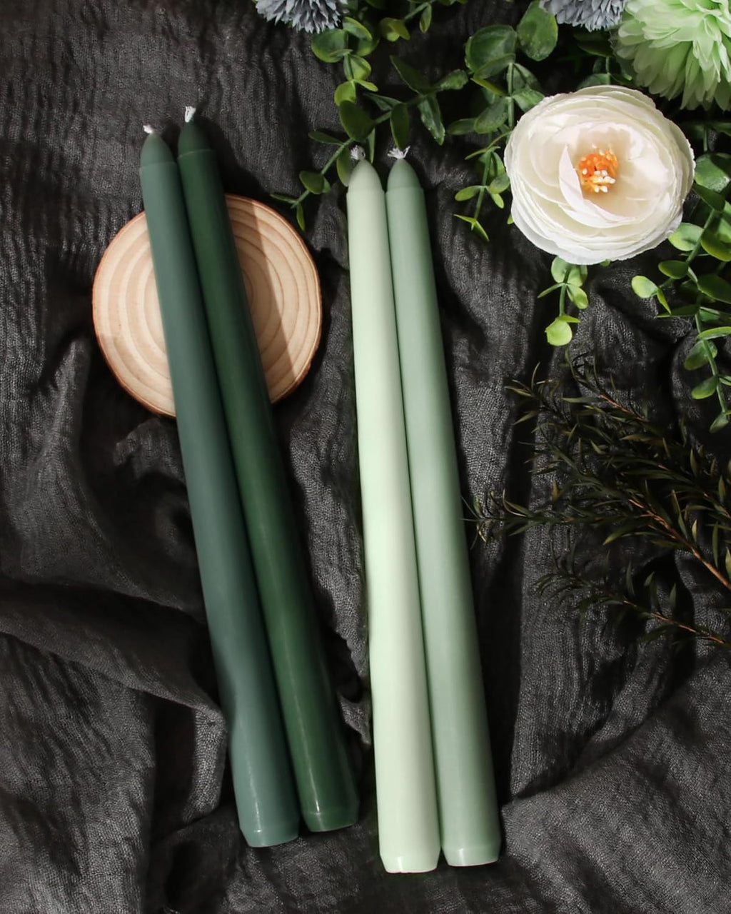 Taper Candles Unscented Smokeless Long Tall Tapered Candle for Candlesticks SticksHome Decor Dinner