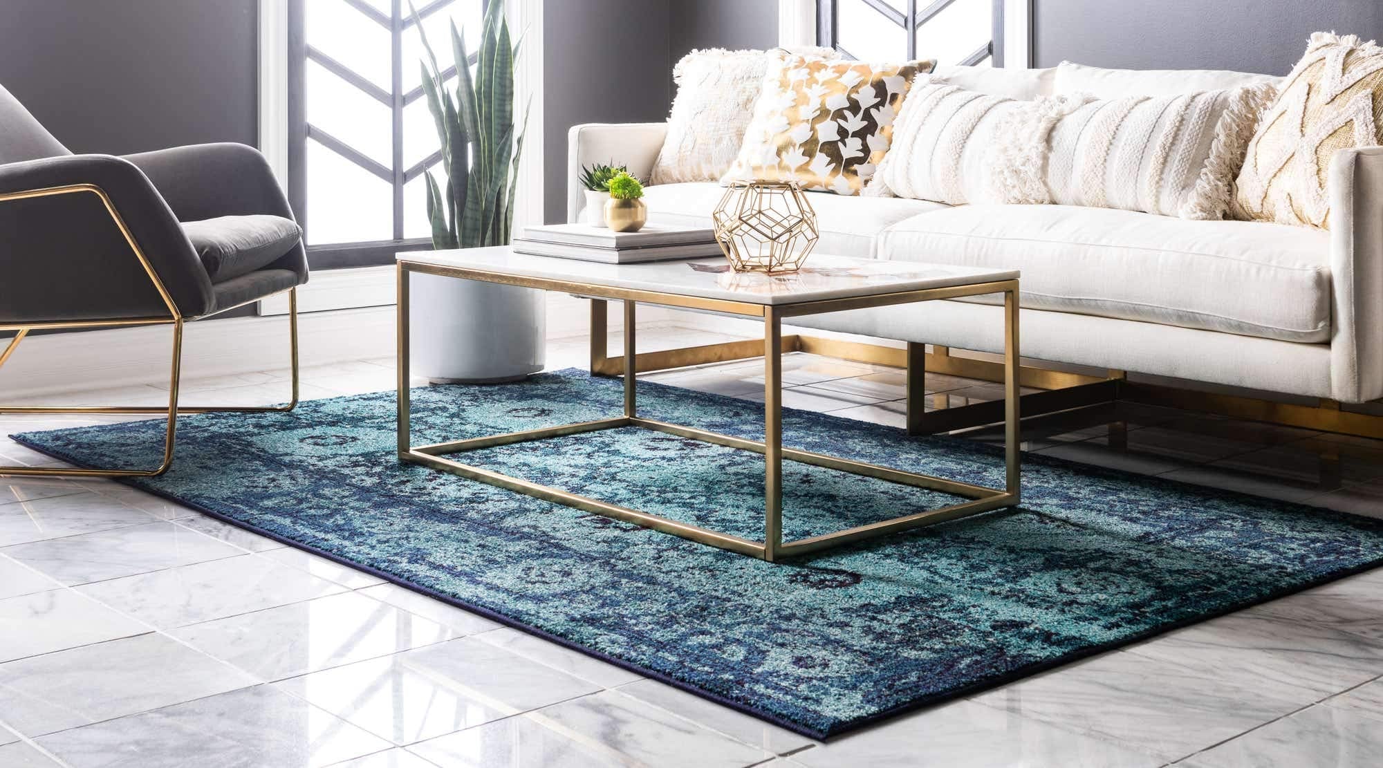 Vintage Botanical Traditional Runner Rug