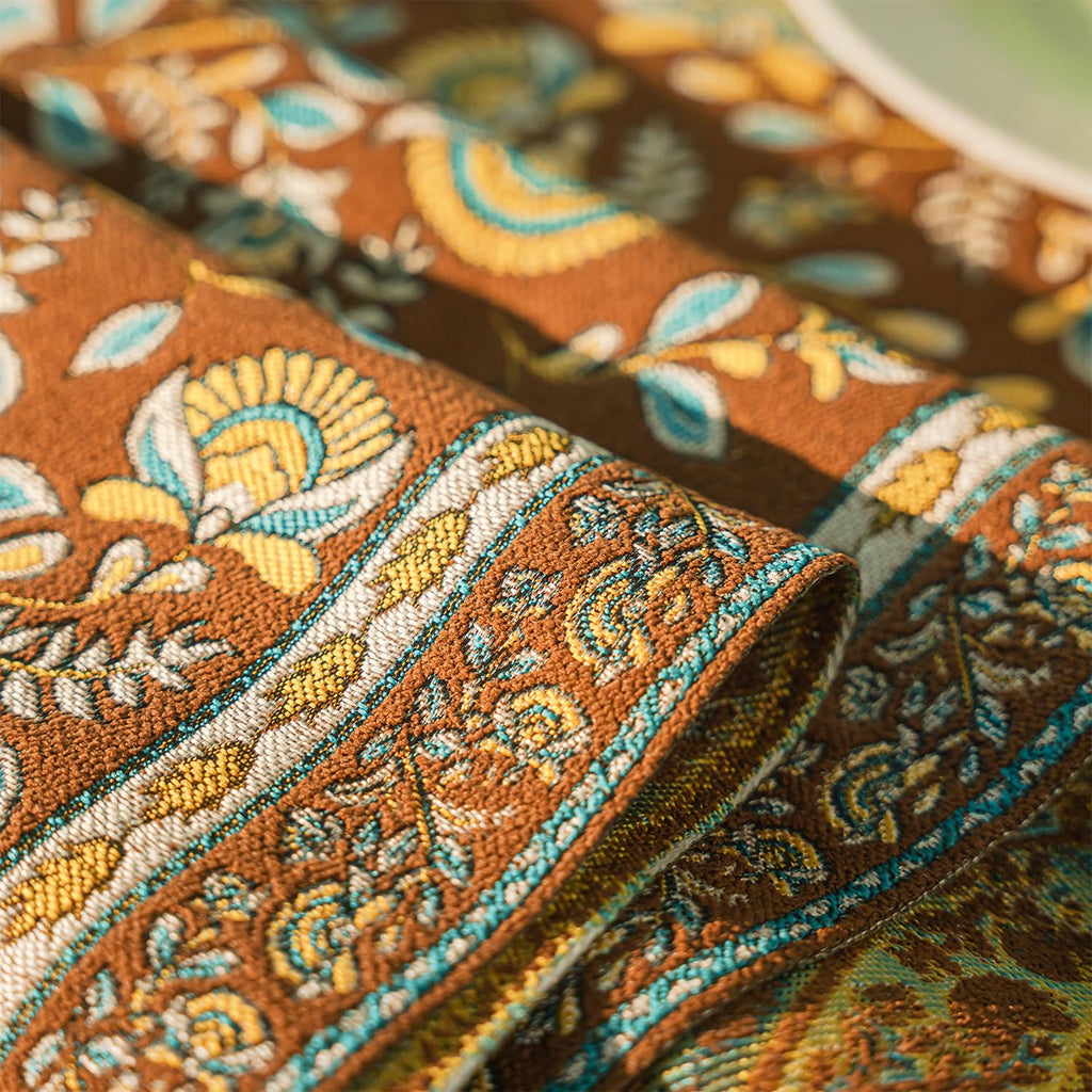 Retro-Luxury Tassels Table Runner Series for Kitchen Dining Table