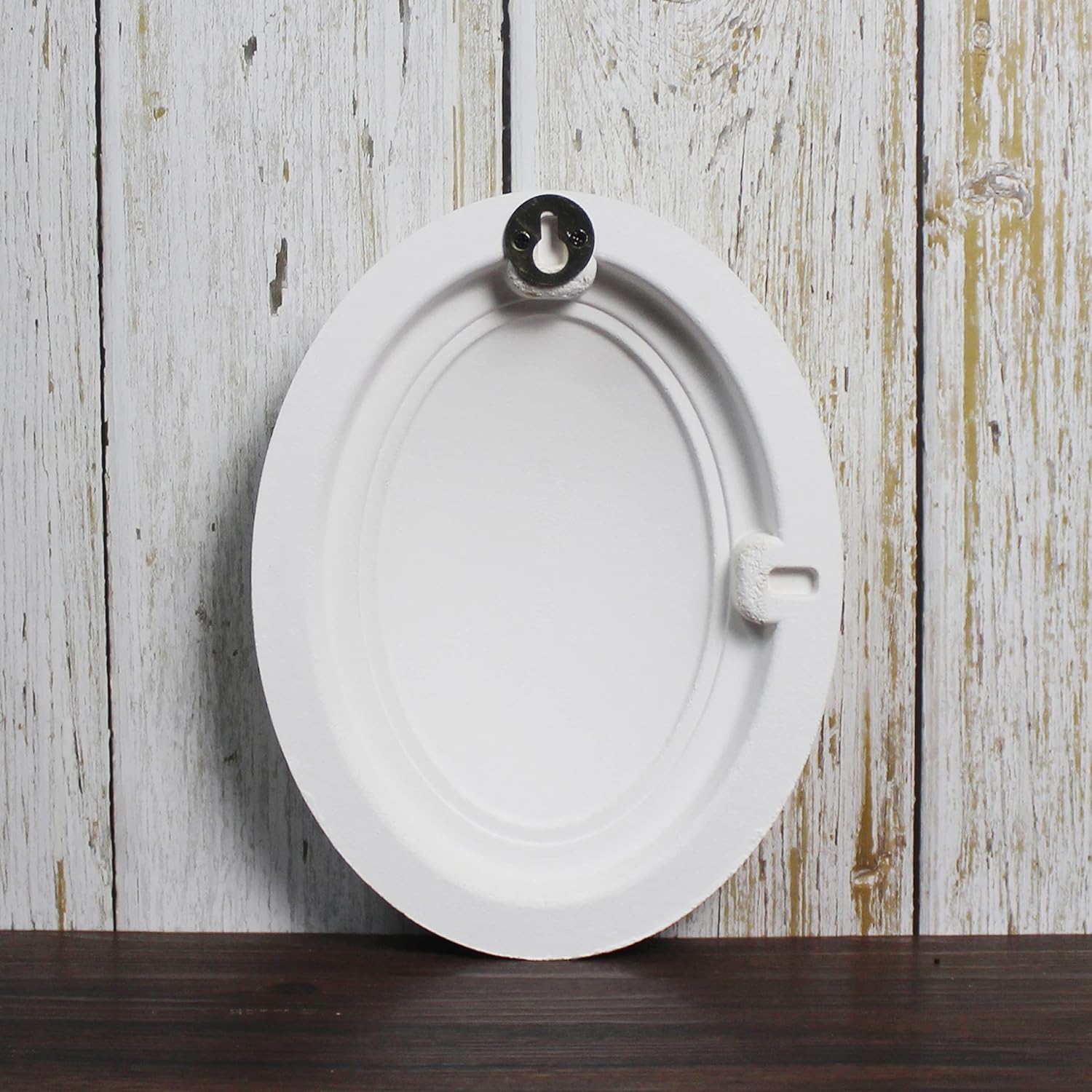 Painted Oval Wooden Frame Wall Hanging 3D Painting Decoration Art, Rose Flower Design Set of 3