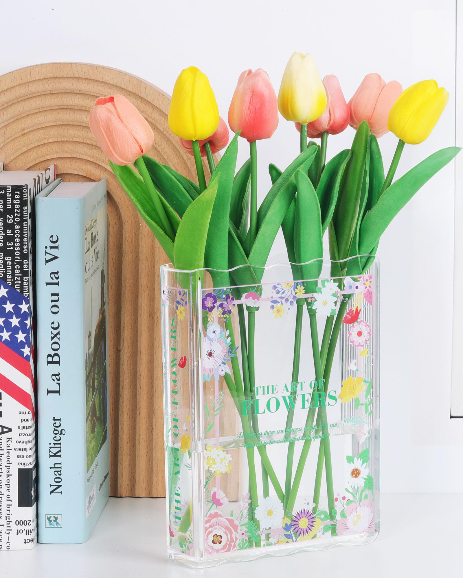 New Book-Shaped Flower Vase â€?Aesthetic Decor