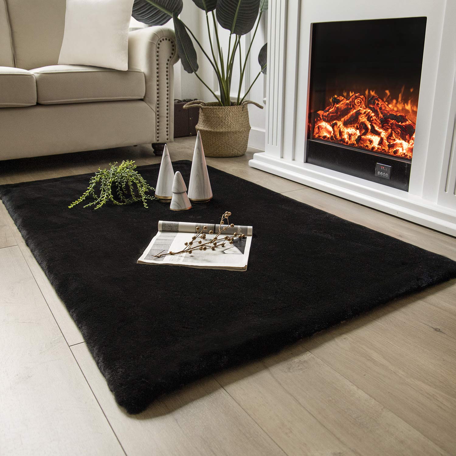 Ultra Soft Faux Area Rug