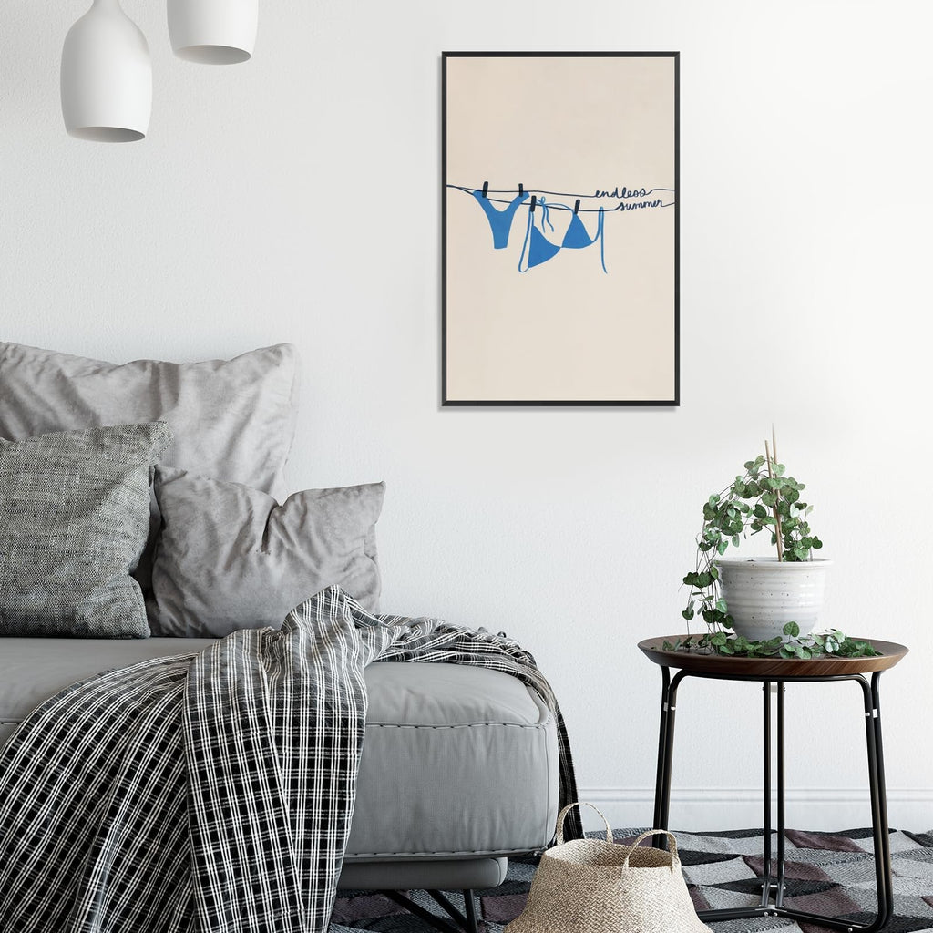 Ocean Inspired Aesthetic Print Coquette Wall Art Fun and Cute Decor