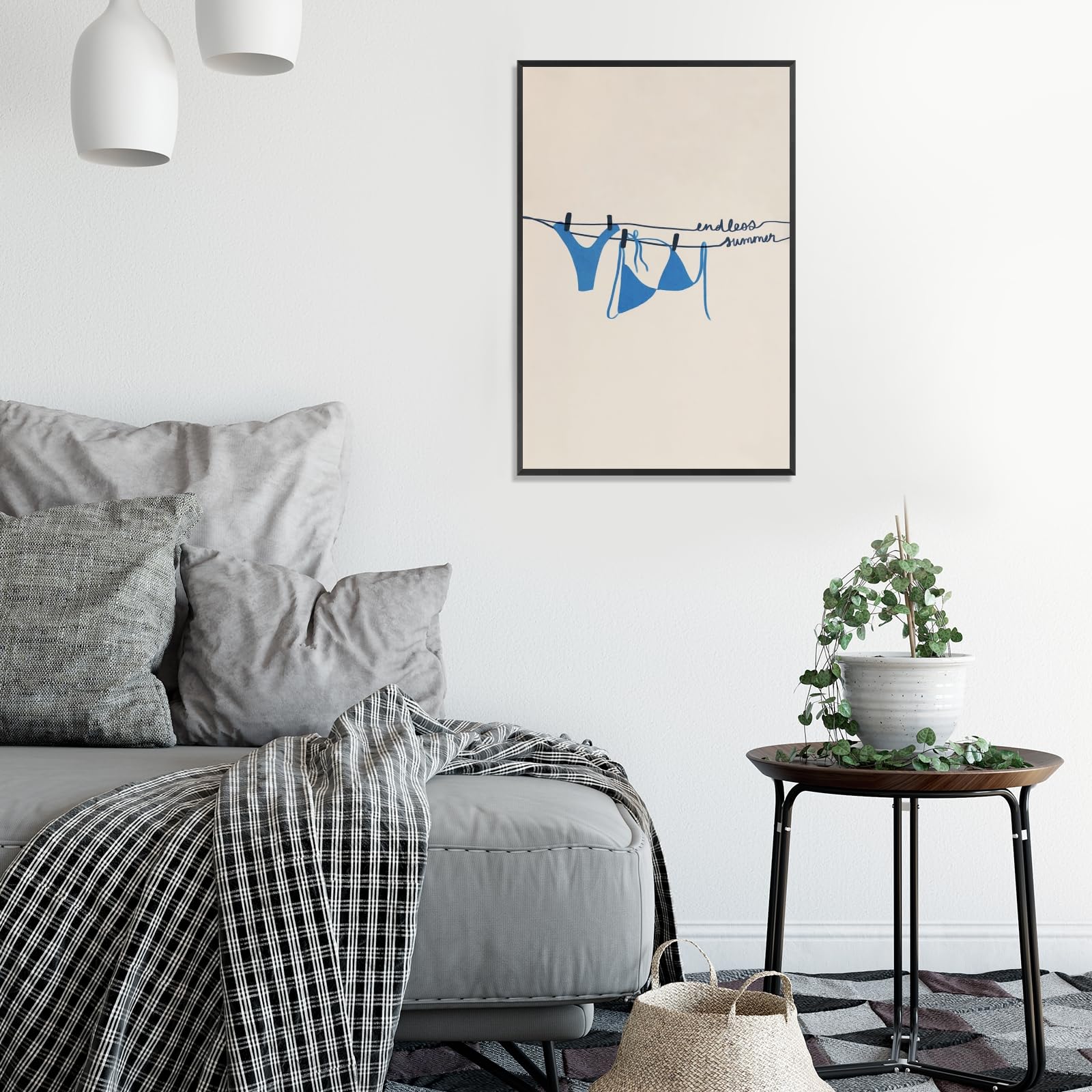 Ocean Inspired Aesthetic Print Coquette Wall Art Fun and Cute Decor