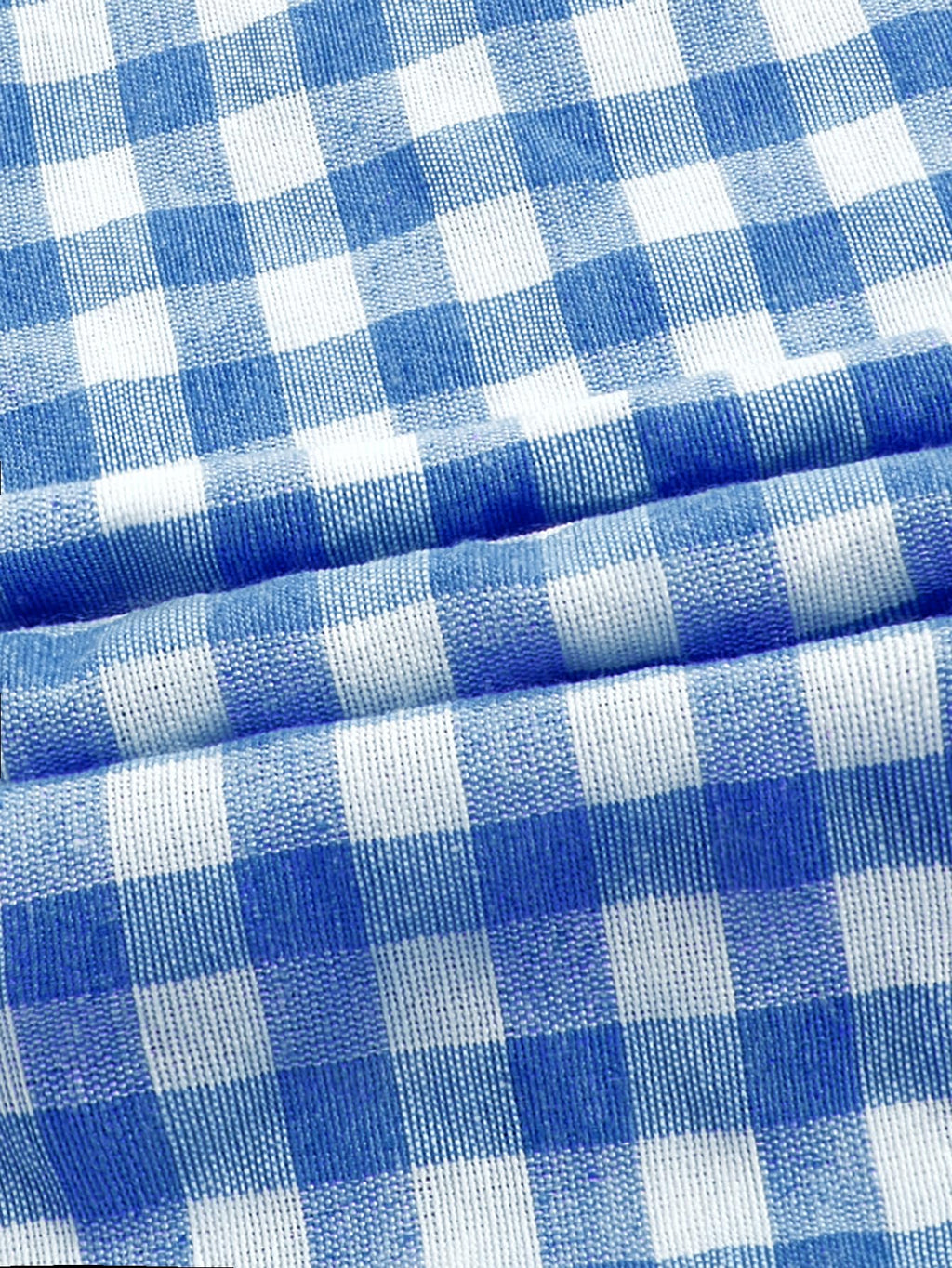 Women's Gingham Print tie Shoulder Sleeveless Ruffle Hem Cami Dress