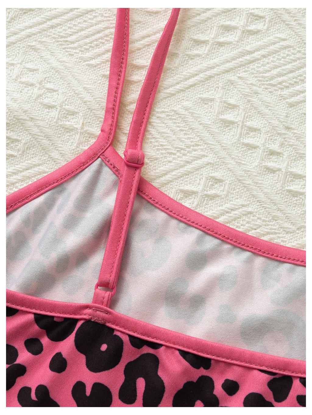 Women's Y2k Leopard Crop Cami Top Spaghetti Strap Sleeveless Cheetah Camisole