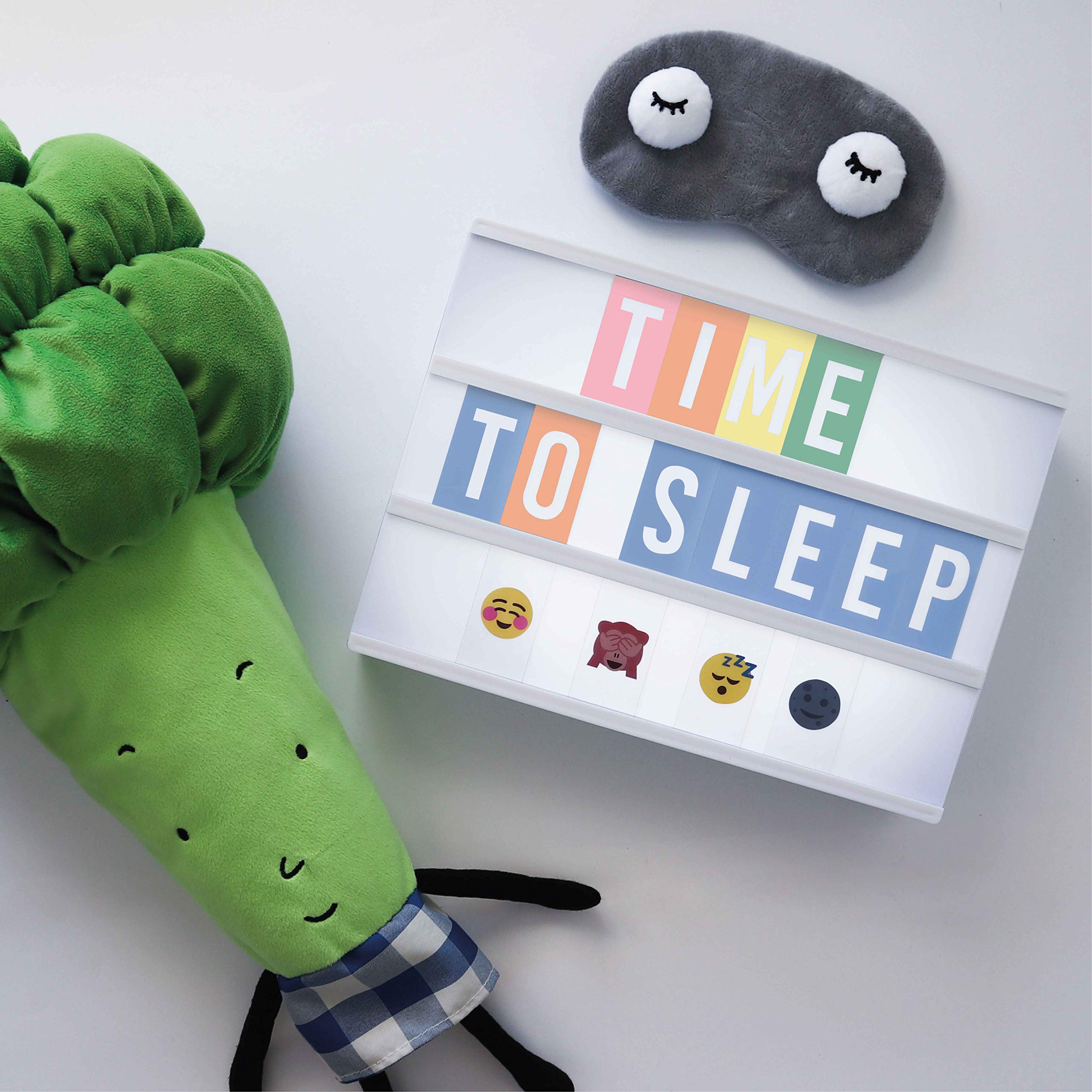 Light Box â€?400 Letters & Emojis, LED Sign for Home & Office Decor, Gifts for Women & Girls