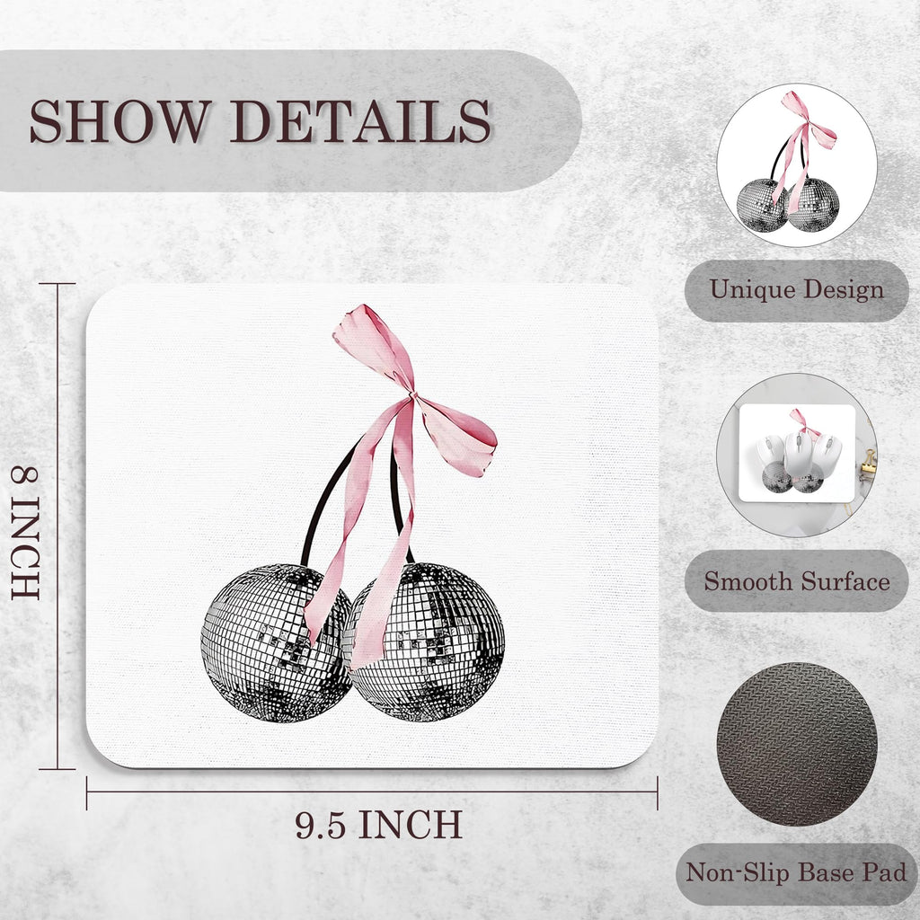 Coquette Mouse Pad, 9.5x8 Inches