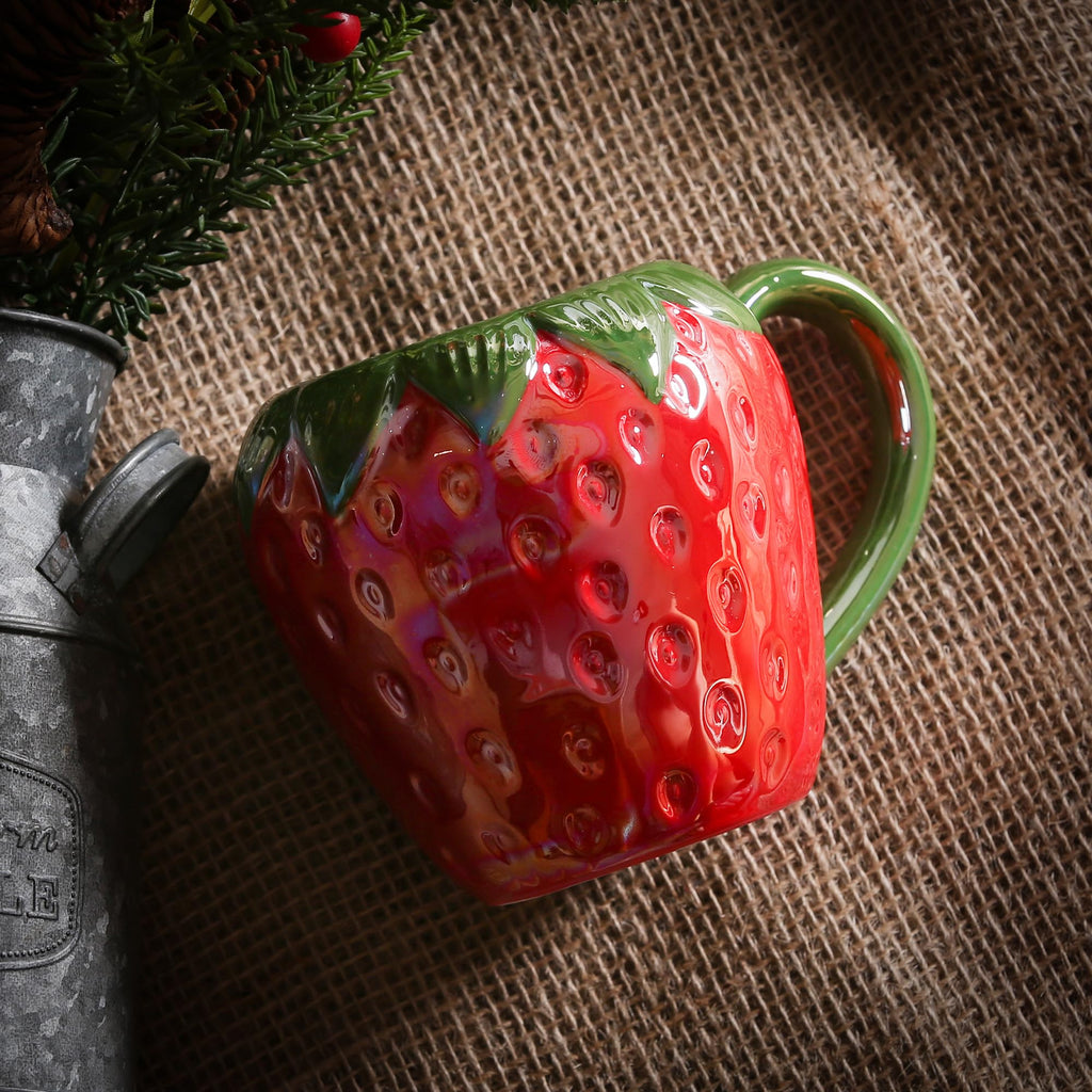 Ceramic Creative Porcelain Fruit Cup with Handle