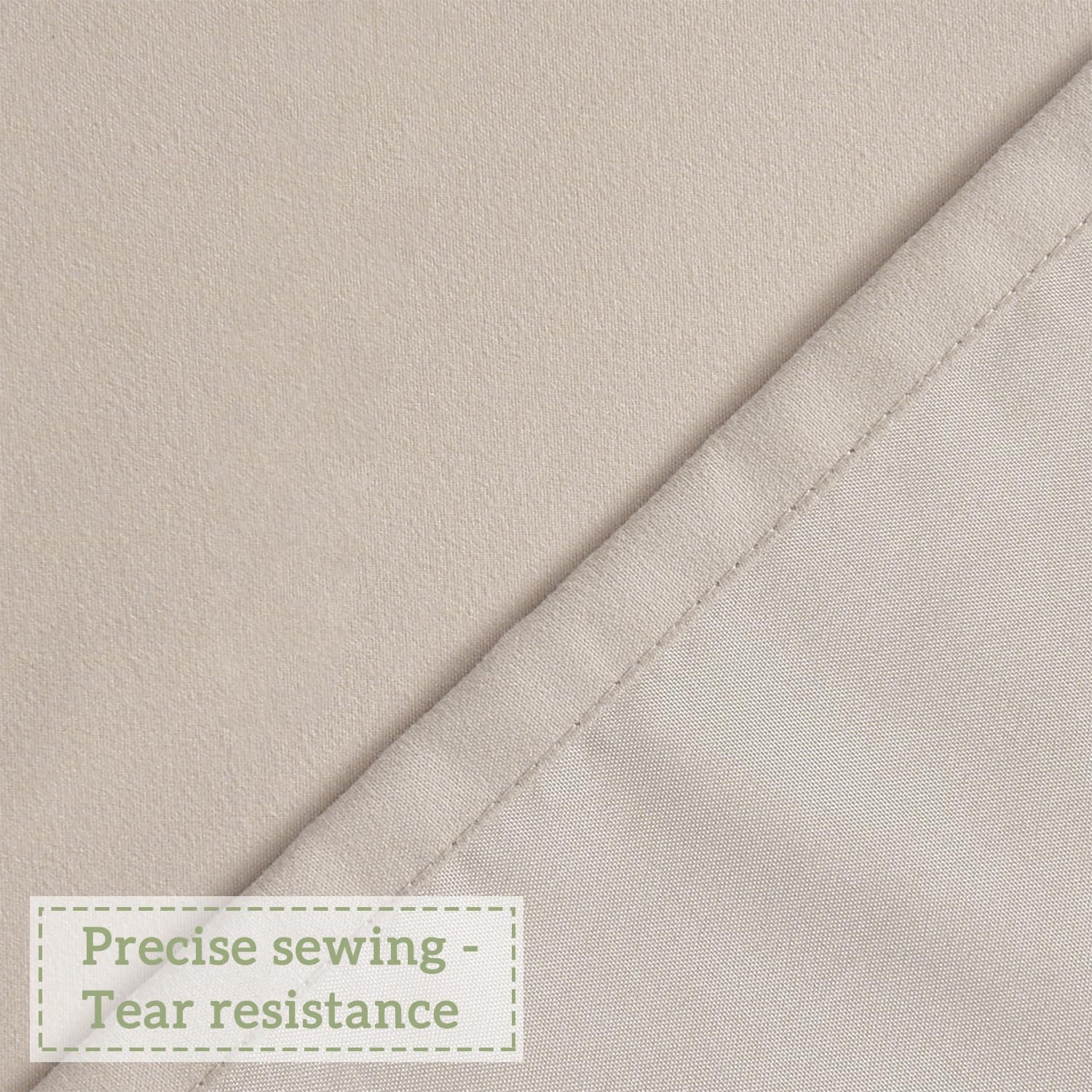 Ruched Ruffled Shower Curtain 72" W x 72" H, Microfiber Rustic Decorative Bath Curtain Boho Décor