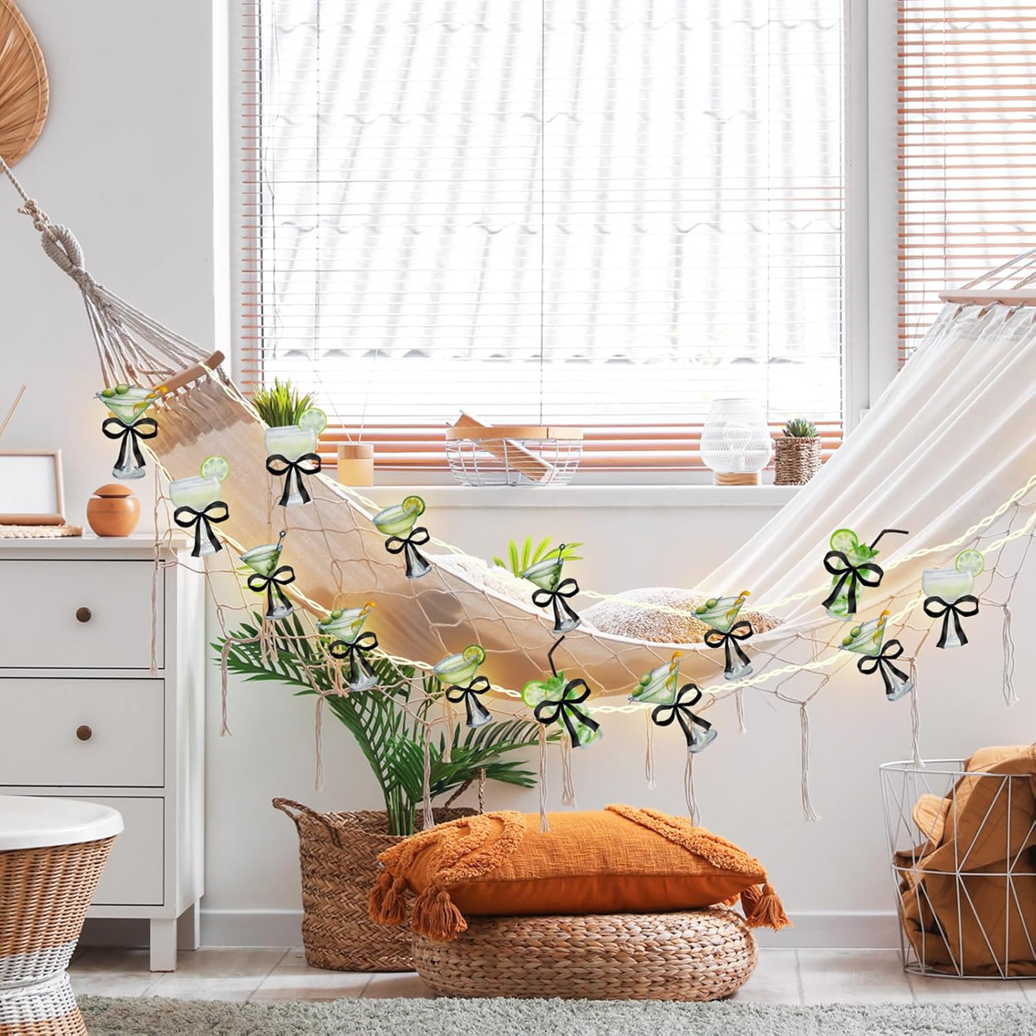 Coquette String Lights for Room Decor Party Decorations 20 LED 10 ft Battery Operate Hanging Garland Banners