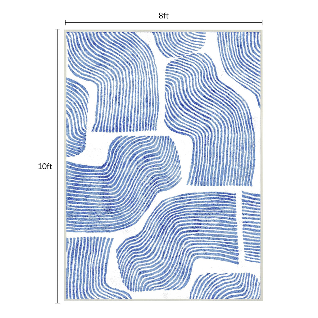 Zen Garden Area Rug - Ultra Soft Area Rug, Non Slip, Stain Resistant Living Room Rug, Washable Area Rugs for Living Room, Rugs for Bedroom