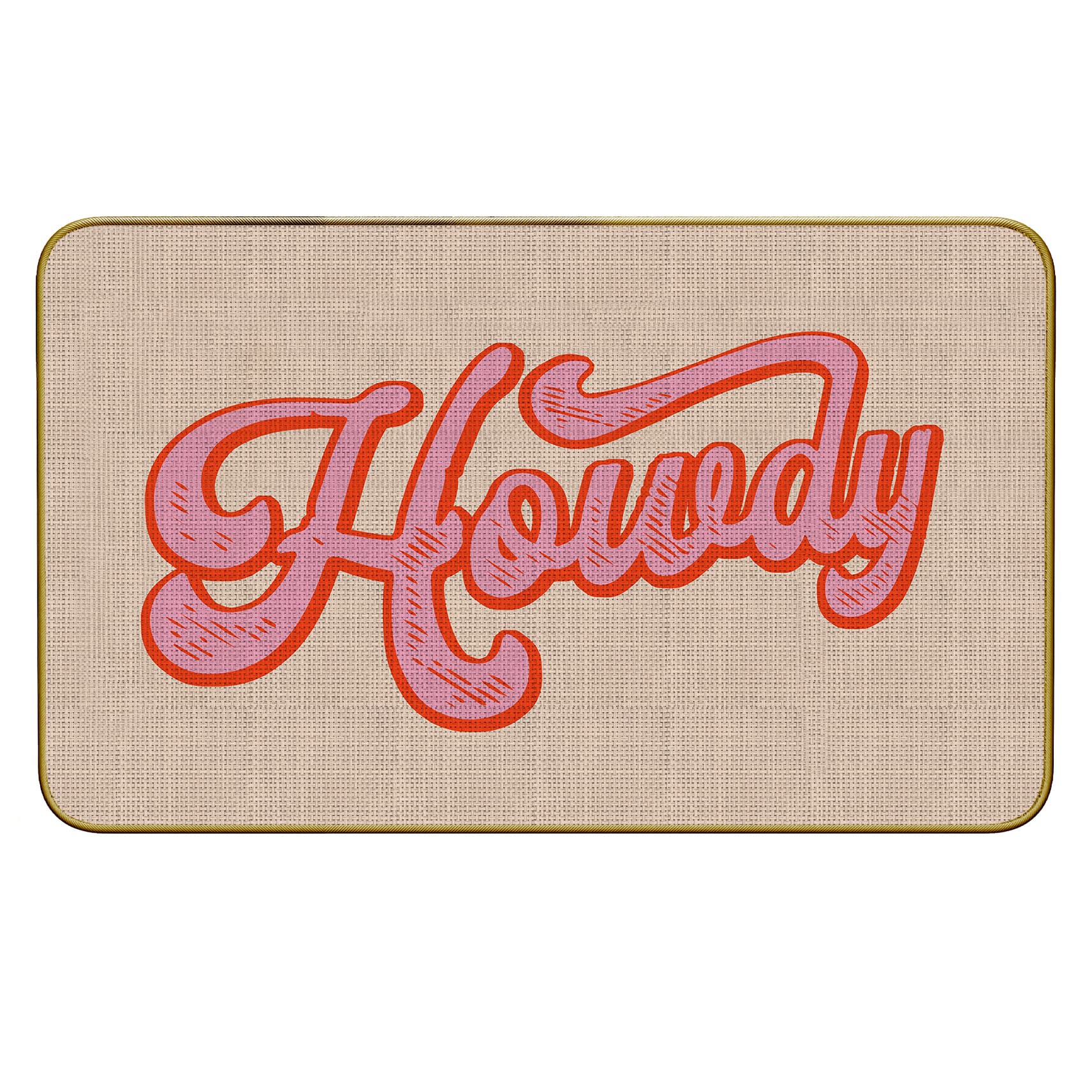 Howdy Doormat Door Mat