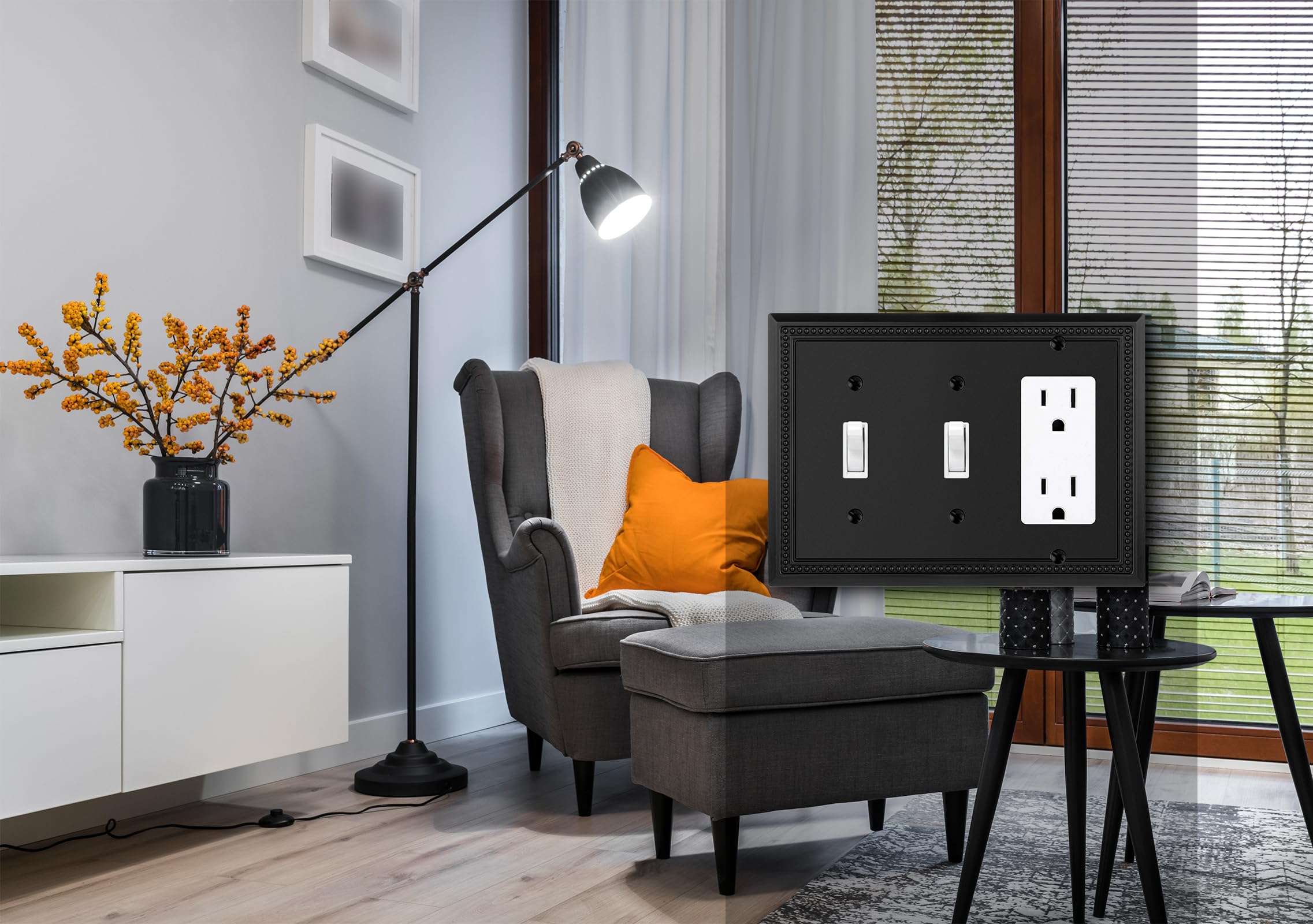 Pearls Heavy Duty Switch Plate/Wall Plate/Outlet Cover