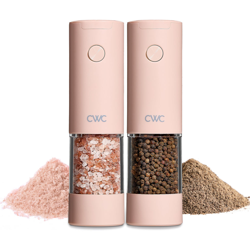 Electric Pepper & Salt Shaker Set of 2 Grinders