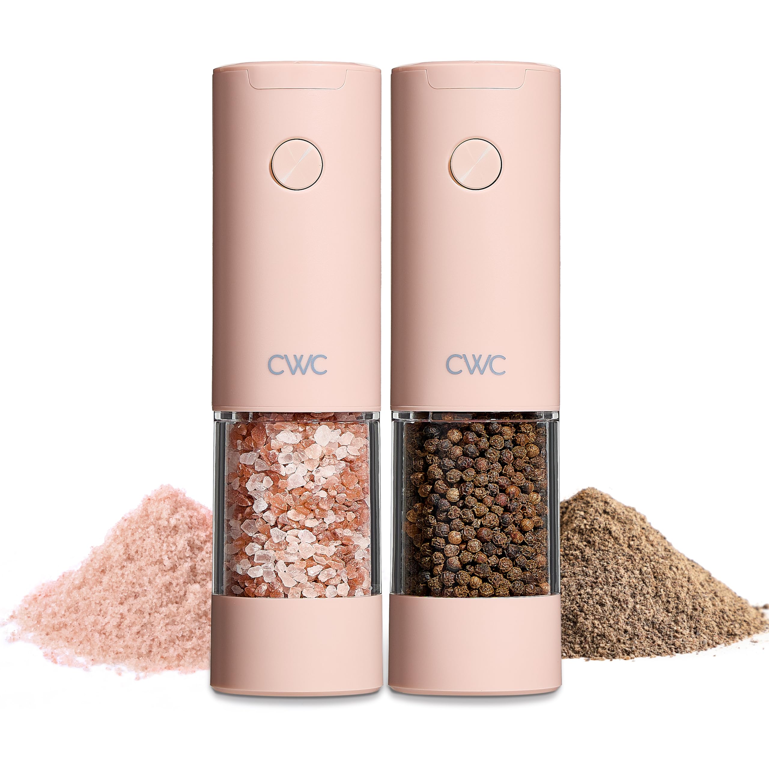 Electric Pepper & Salt Shaker Set of 2 Grinders