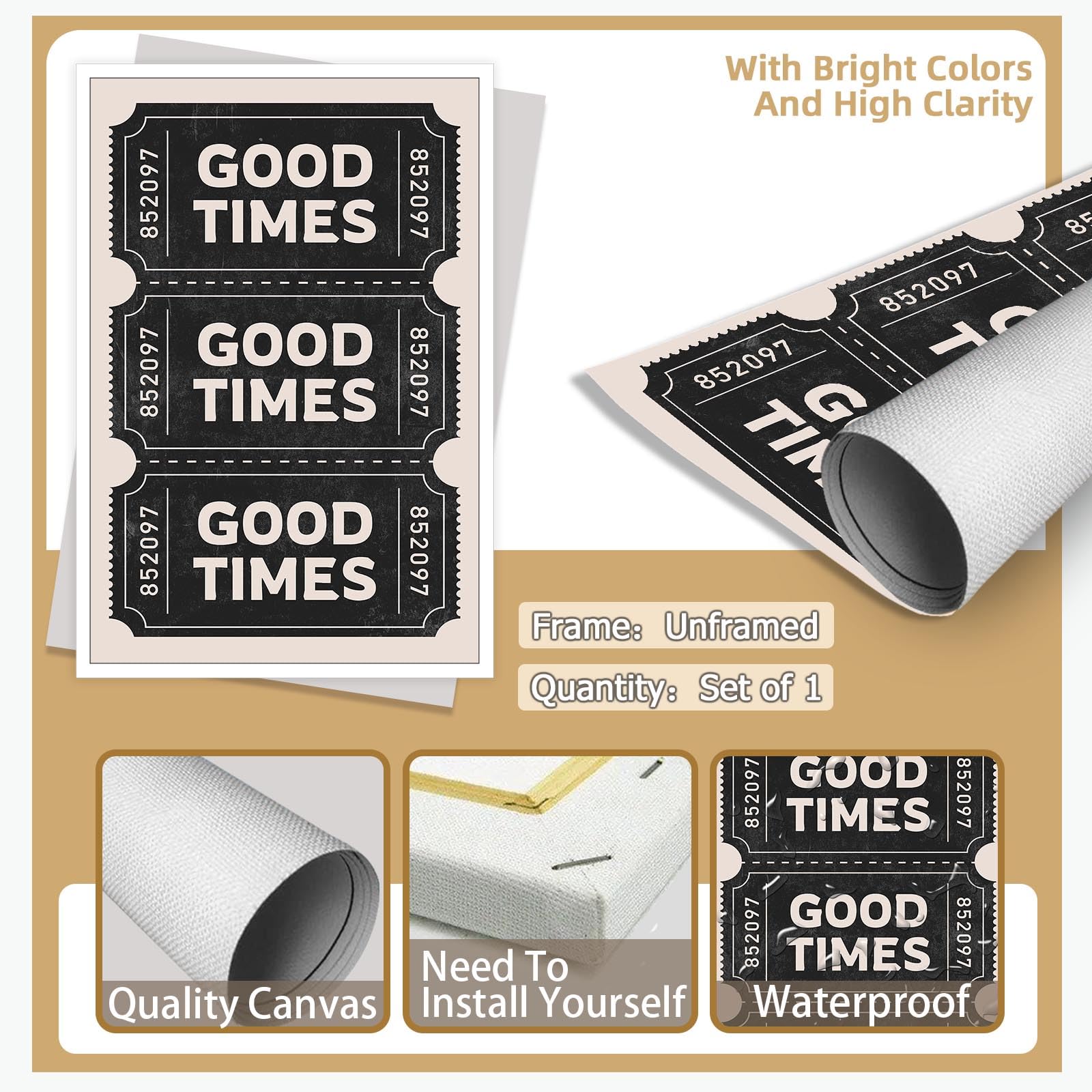 Trendy Canvas Wall Art Minimalist Room Aesthetic Wall Art Prints