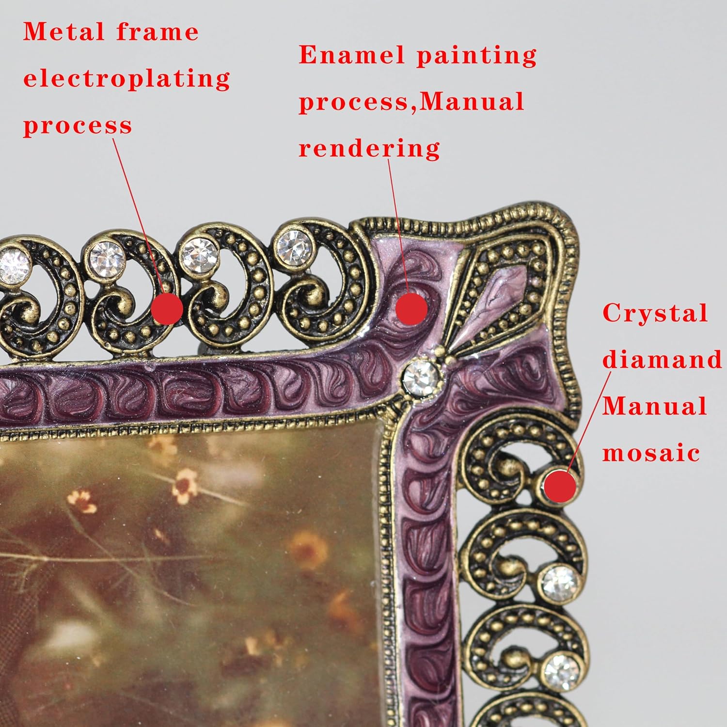 Textured Picture Frame,,Perfect for Home Decor