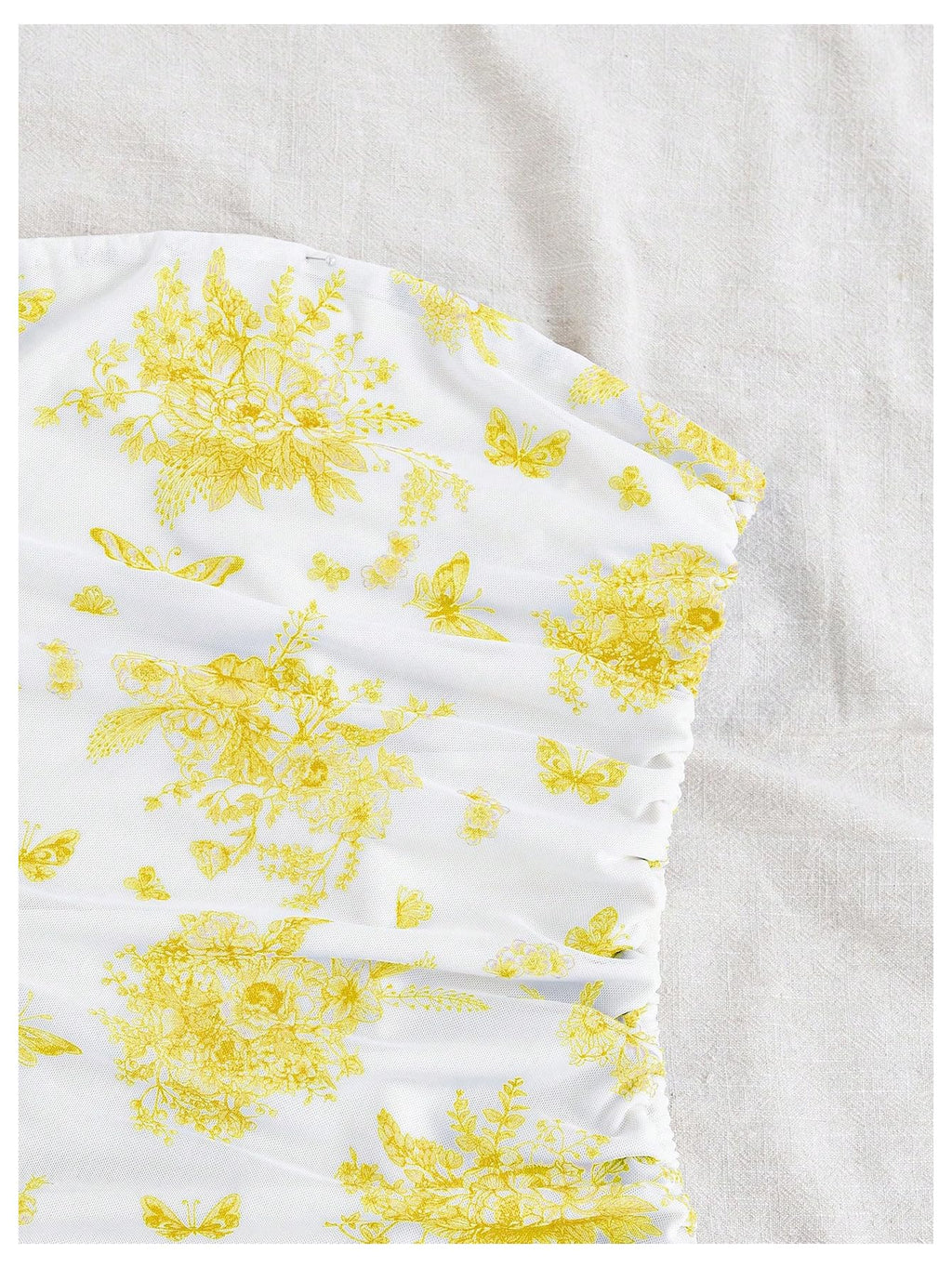 Women's Boho Floral Mini Tube Dress Ruched Asymmetrical Bodycon Dresses