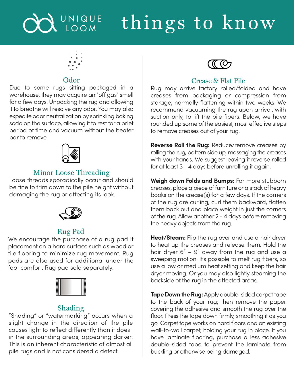 Unique Collection Area Rug