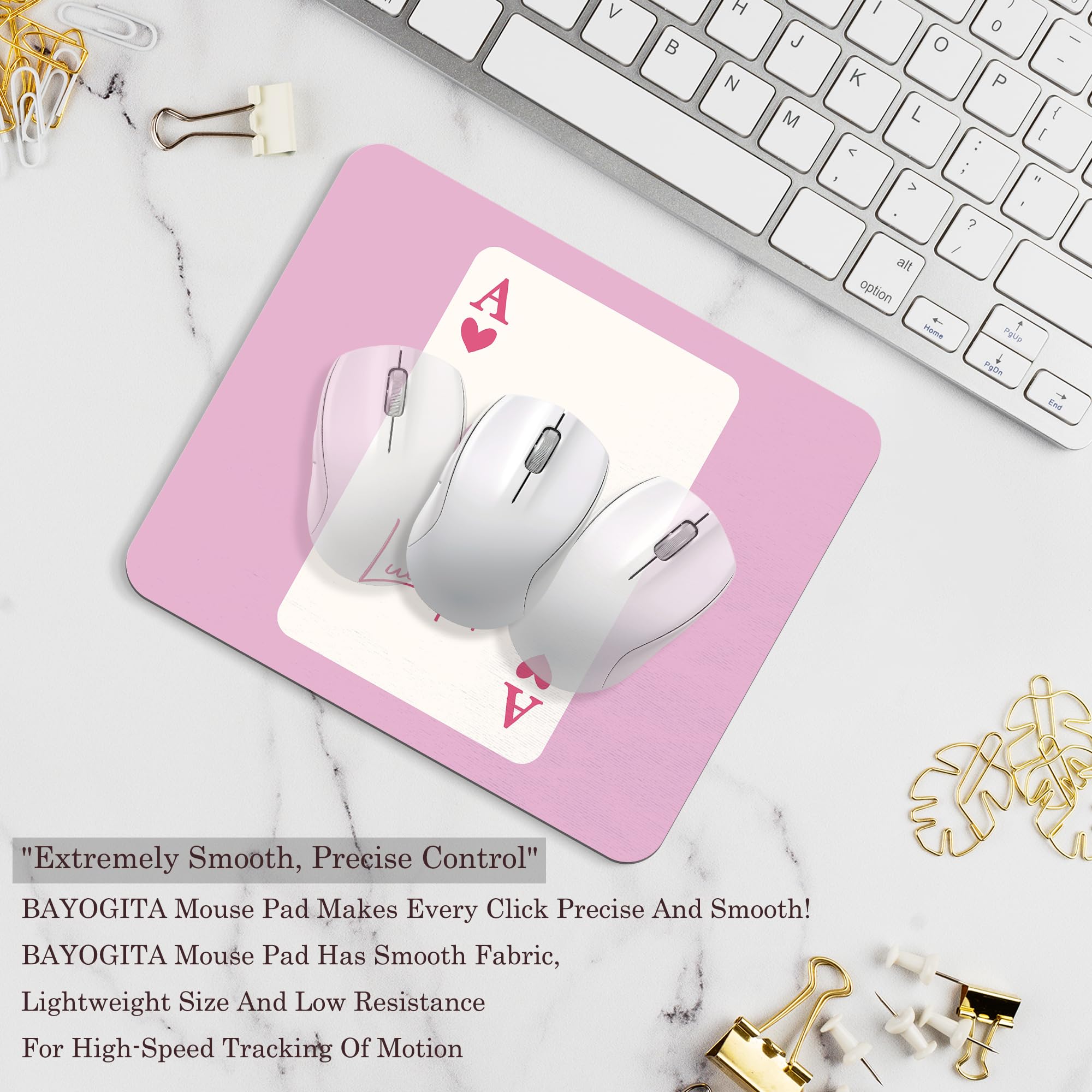 Coquette Mouse Pad, 9.5x8 Inches