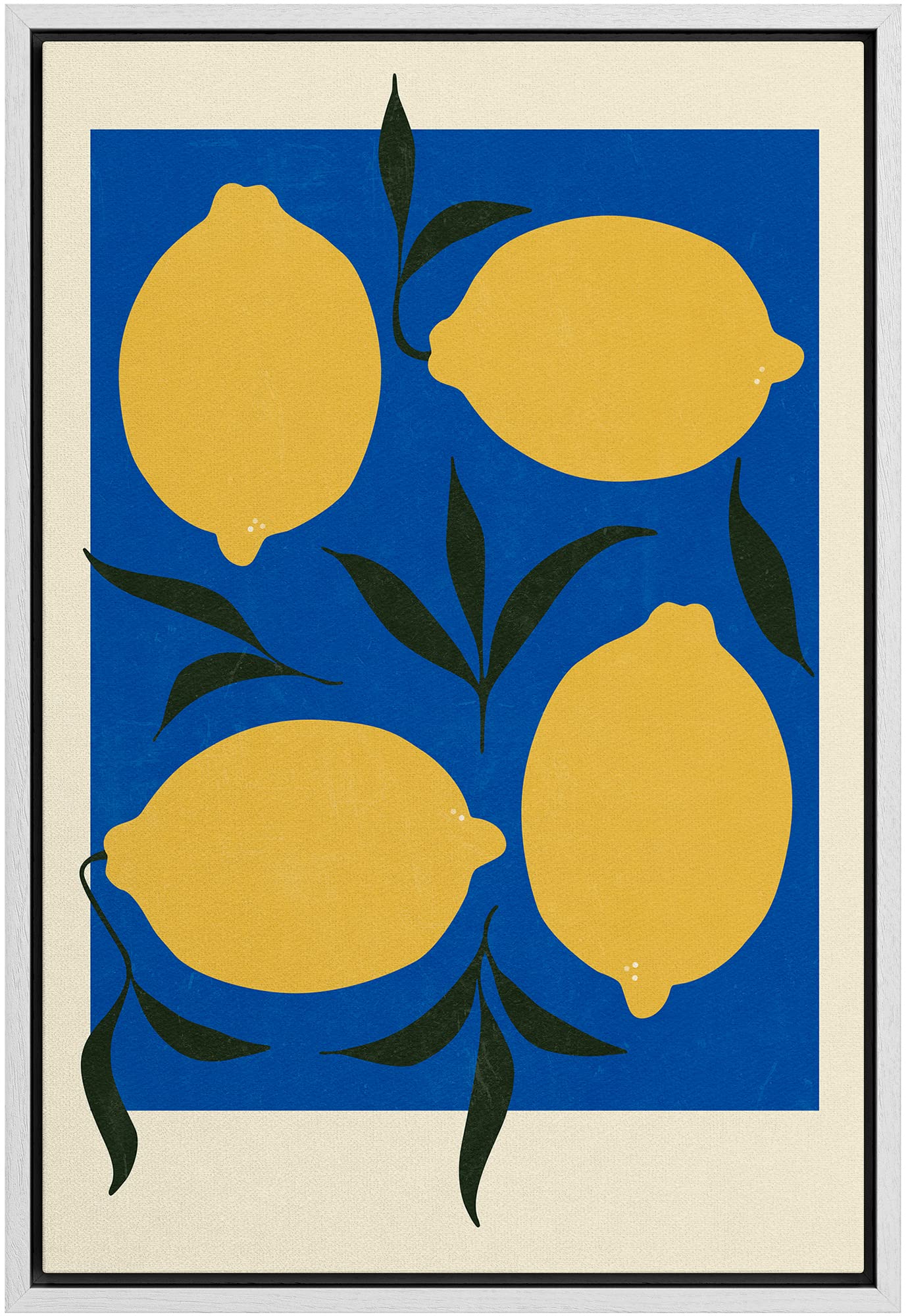 Framed Multicolored Disco Ball Canvas Print â€?Preppy Wall Art for Living Room, Bedroom, or Office