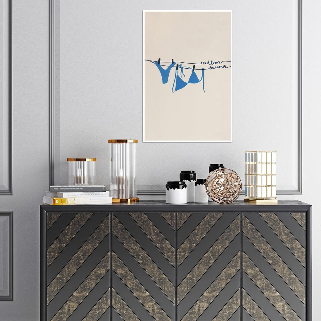 Ocean Inspired Aesthetic Print Coquette Wall Art Fun and Cute Decor