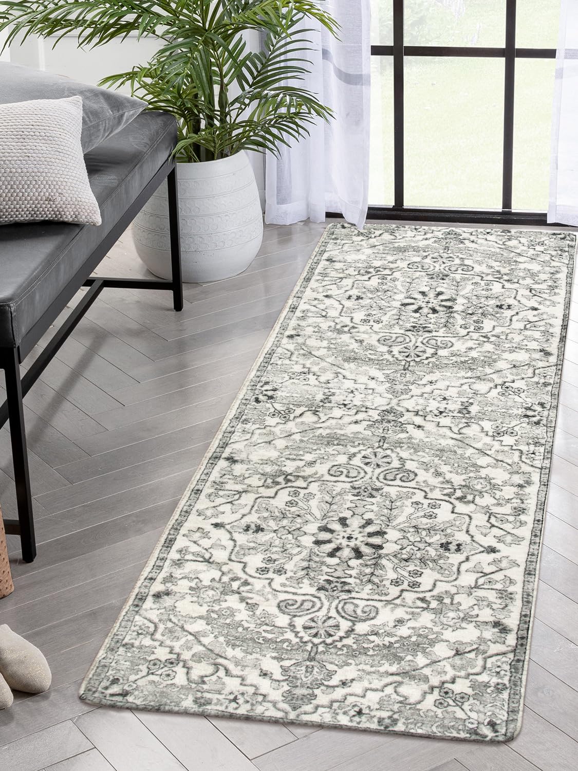 Floral Bohemian Medallion Area Rugs