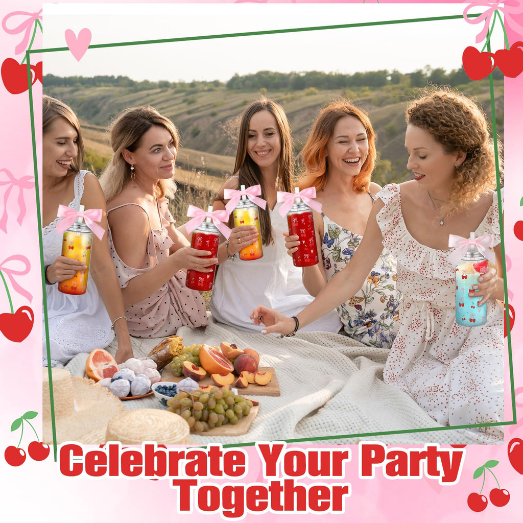 Color Bow Plastic Cups Coquette Bow Aesthetic Cup with Lids and Straws 14 oz Reusable Cute Bow Plastic Tumbler with Ribbon Bow