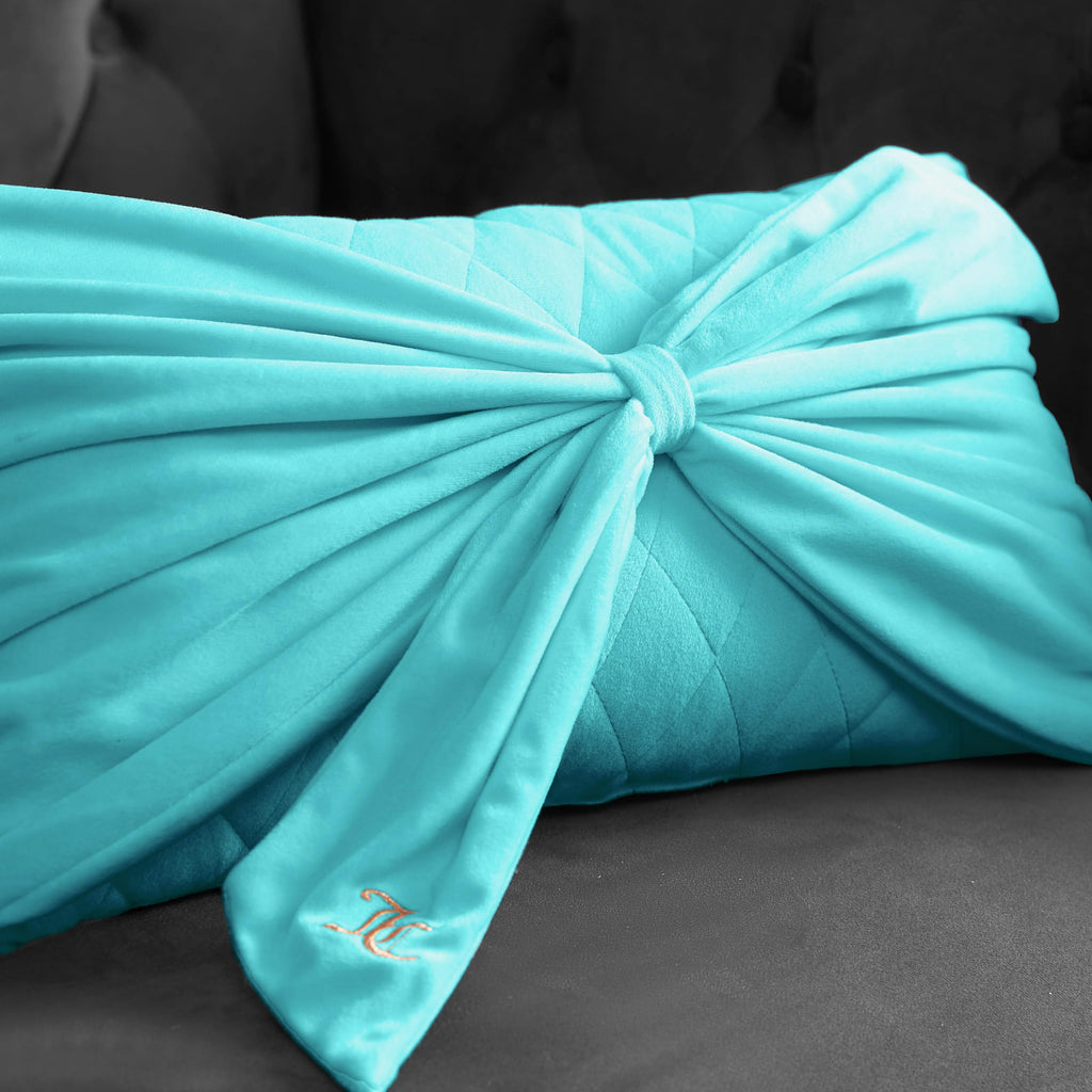 Juicy Couture Rectangle 1-Piece Living Room and Bedroom Décor, Decorative Accent, Premium Reversible Throw Pillow