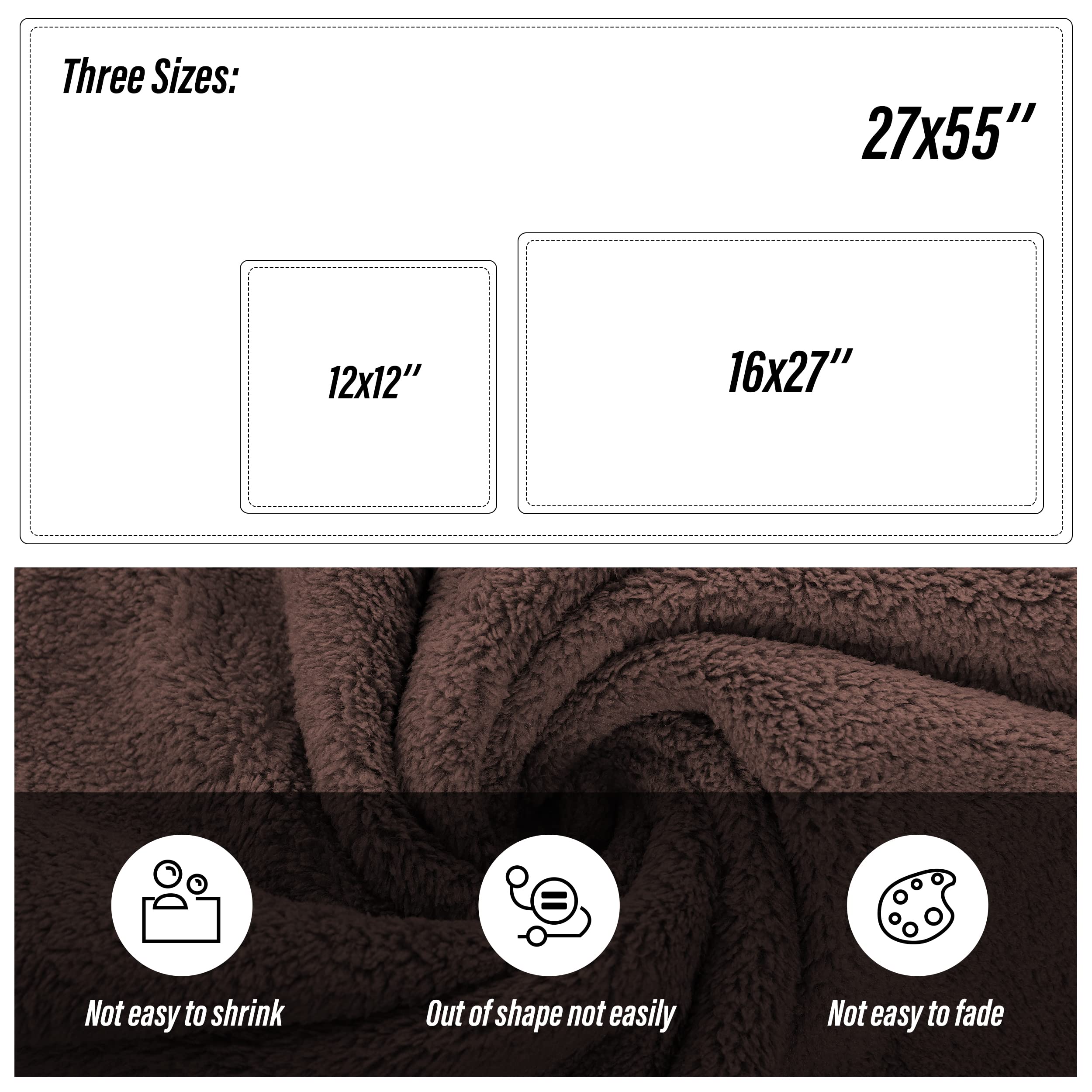 Ultra Soft Towel Set - Quick Drying - 2 Bath Towels 2 Hand Towels 2 Washcloths - Microfiber Coral Velvet Highly Absorbent Towel (6 Pcs)