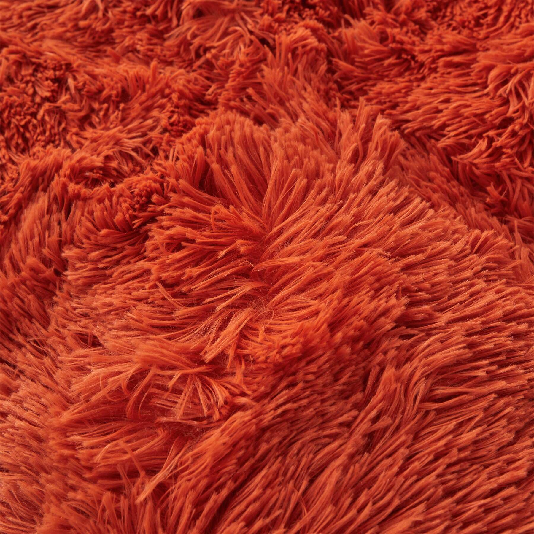 Fluffy Faux Fur Comforter Cover Set Queen - Ultra Soft Plush Bedding Sets 3 Pieces (1 Fluffy Duvet Cover + 2 Faux Fur Pillow case) Cute Bed Set