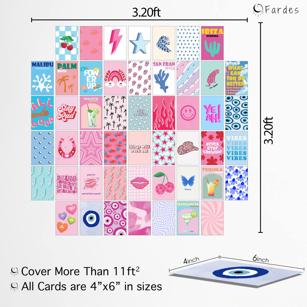 Preppy Aesthetic Wall Collage Kit â€?Cute Posters for Girls' Bedroom Decor