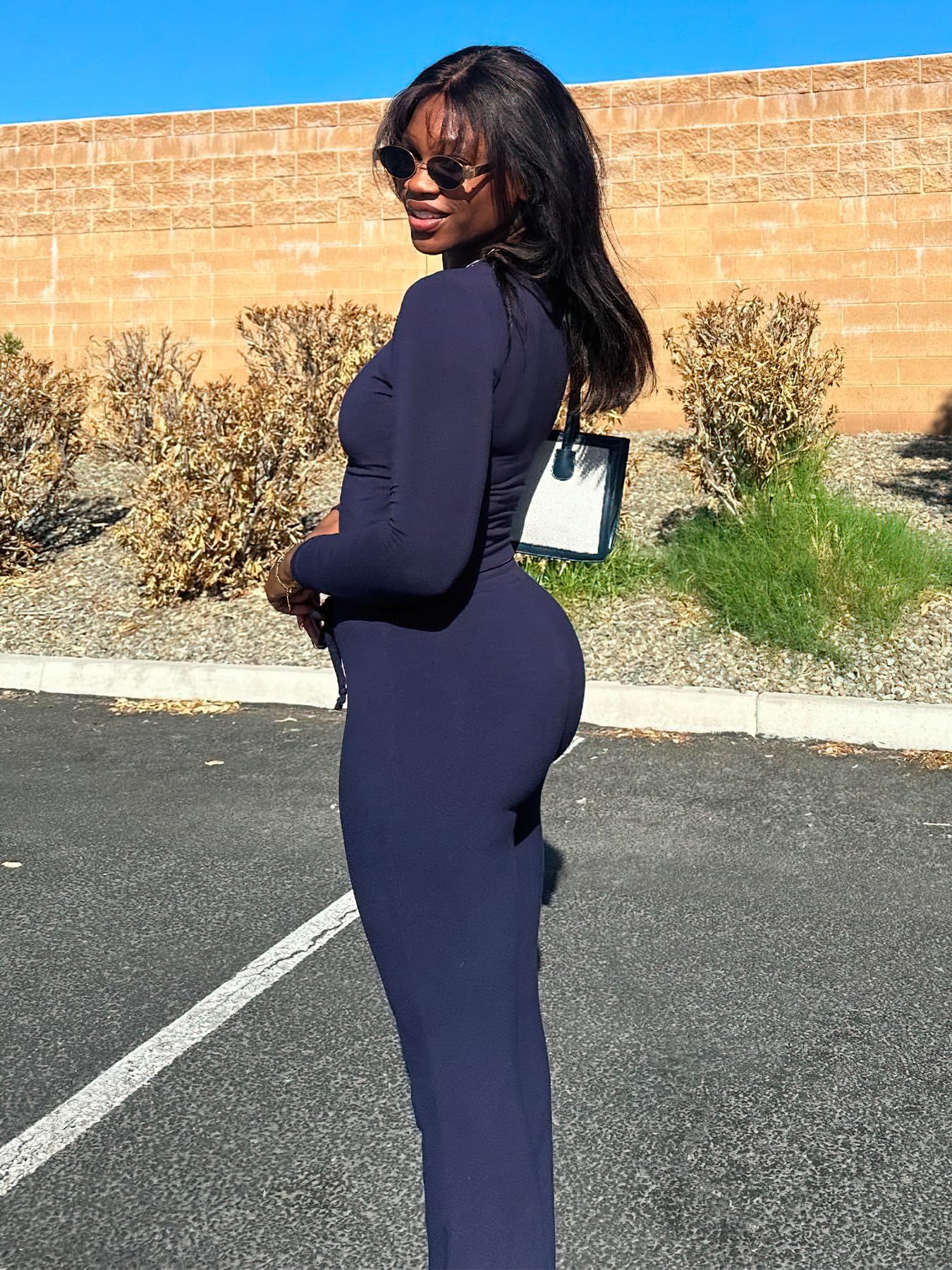 Two Piece Sets for Women Long Sleeve Tops Lounge Set Drawstring Wide Leg Pants Matching