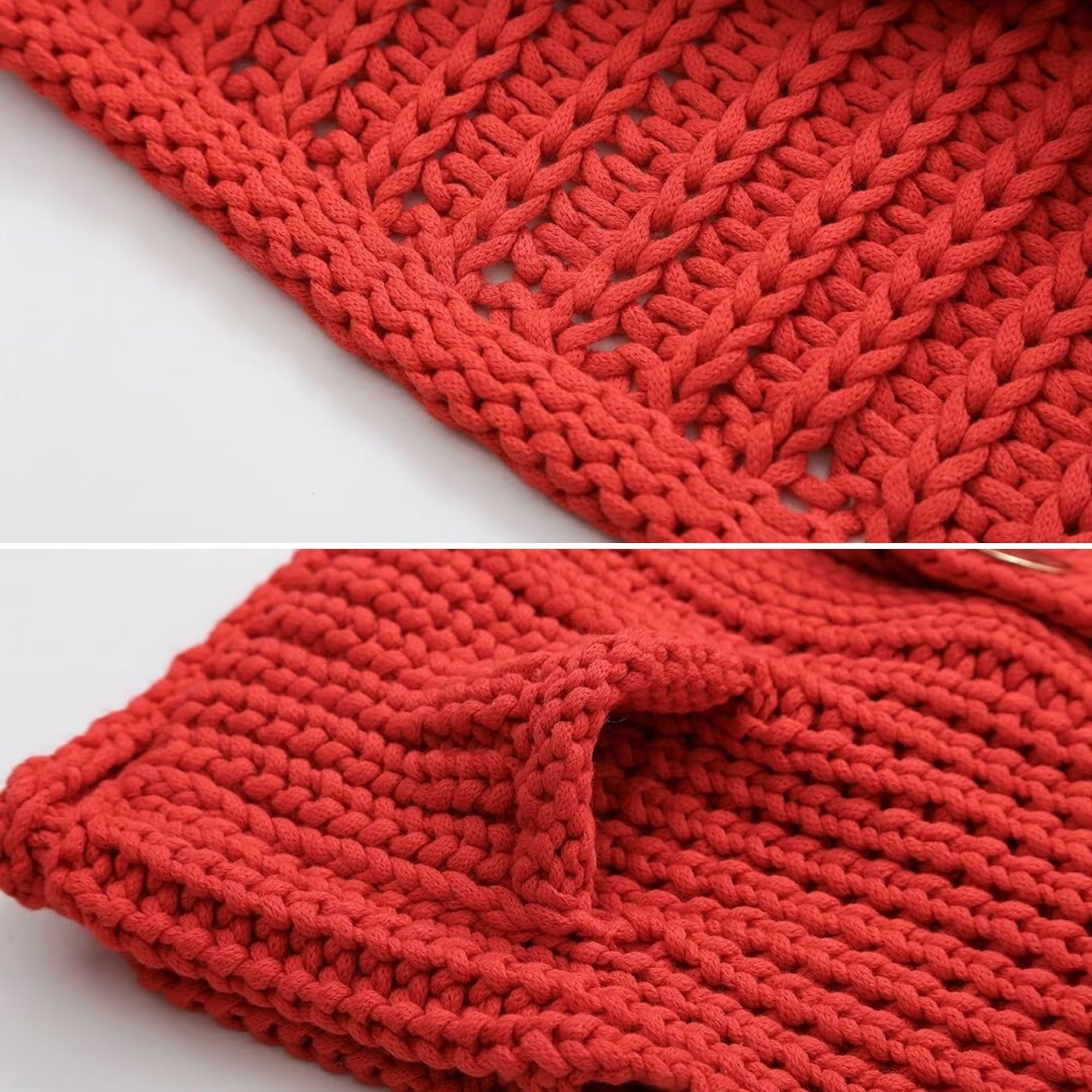 Women's Cropped Sweater Vest Cute Crewneck Button Down Sleeveless Crop Knit Cardigan with Pocket