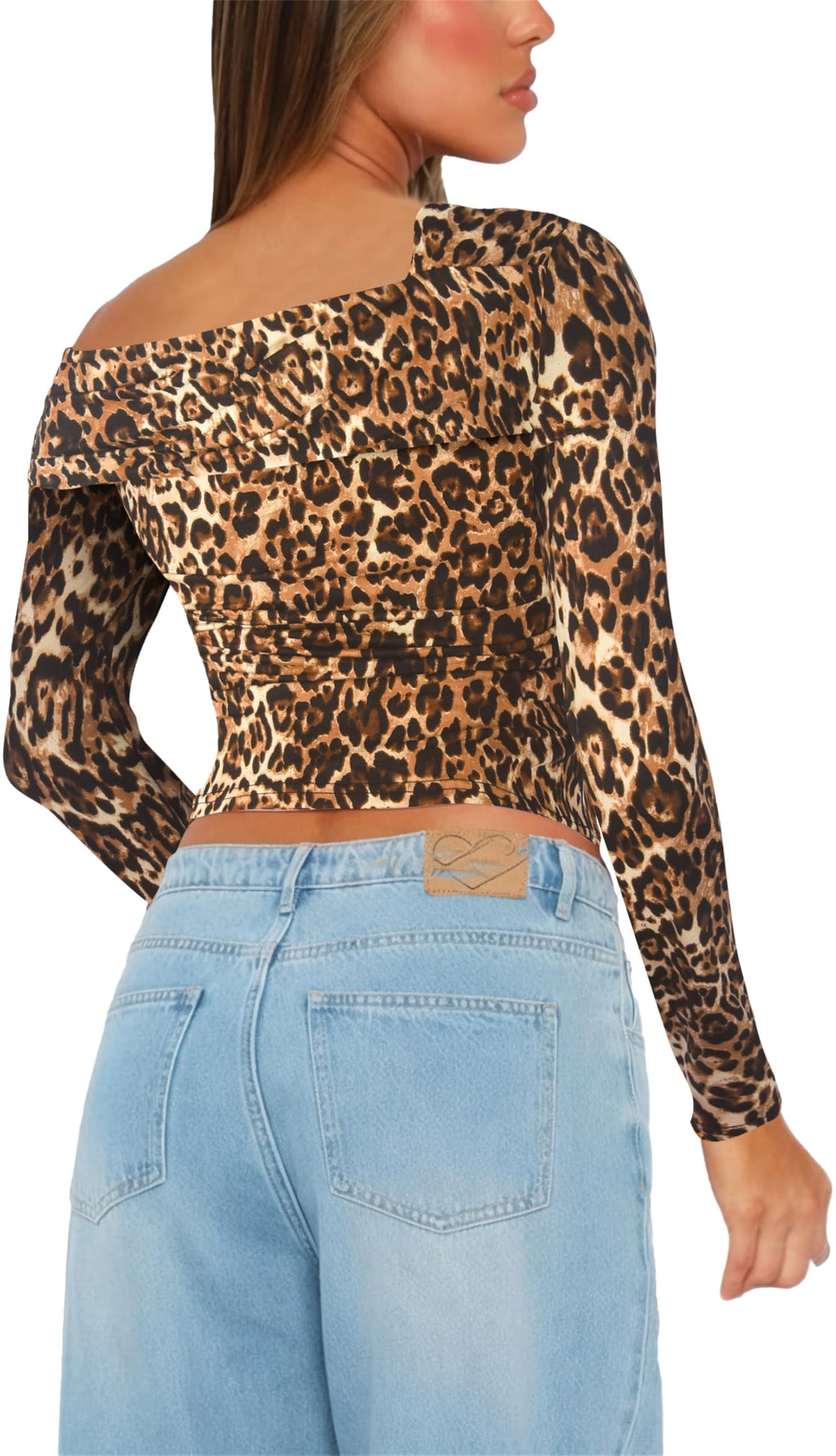 Women's One Off The Shoulder Top - Short Sleeve Ruched Going Out Crop Top Slim Fit Y2K T Shirt