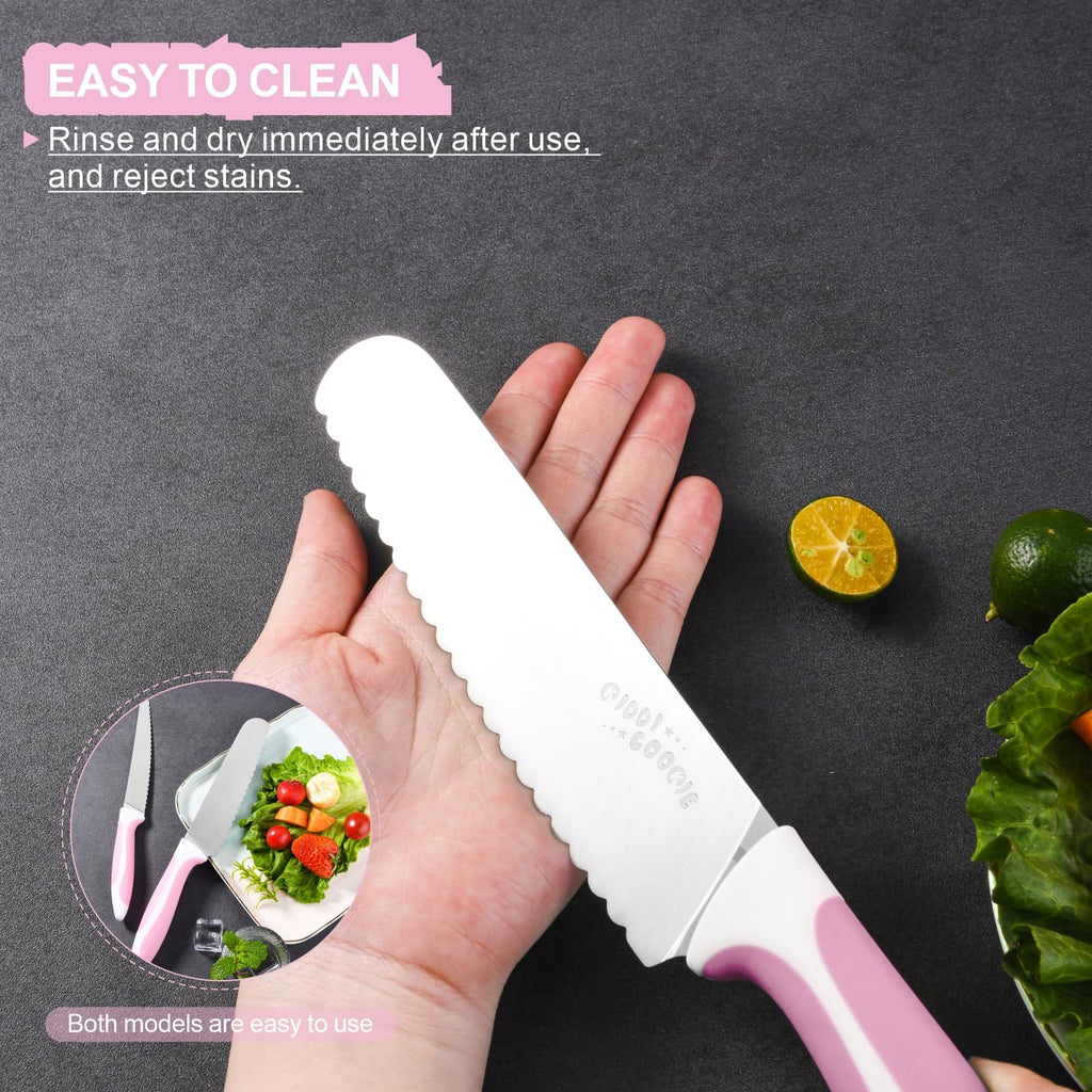 New 5" Serrated Bread Knife - Stainless Steel Tomato & Lettuce Knife